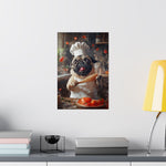 Chef Pug Poster