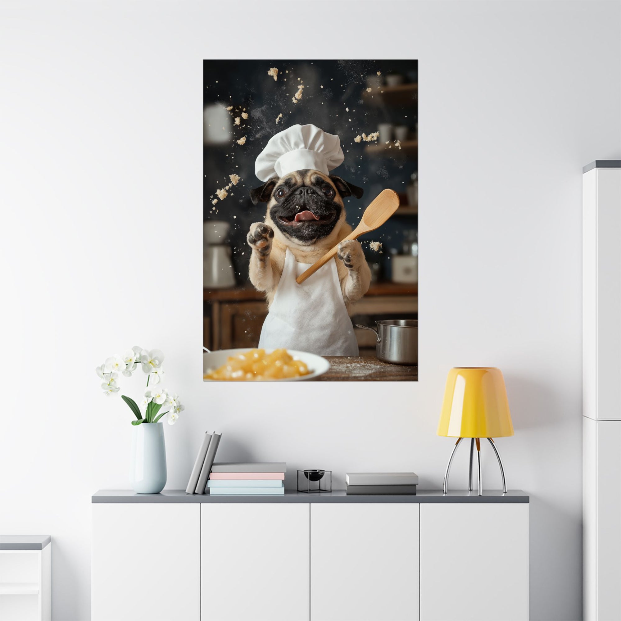 Chef Pug Poster