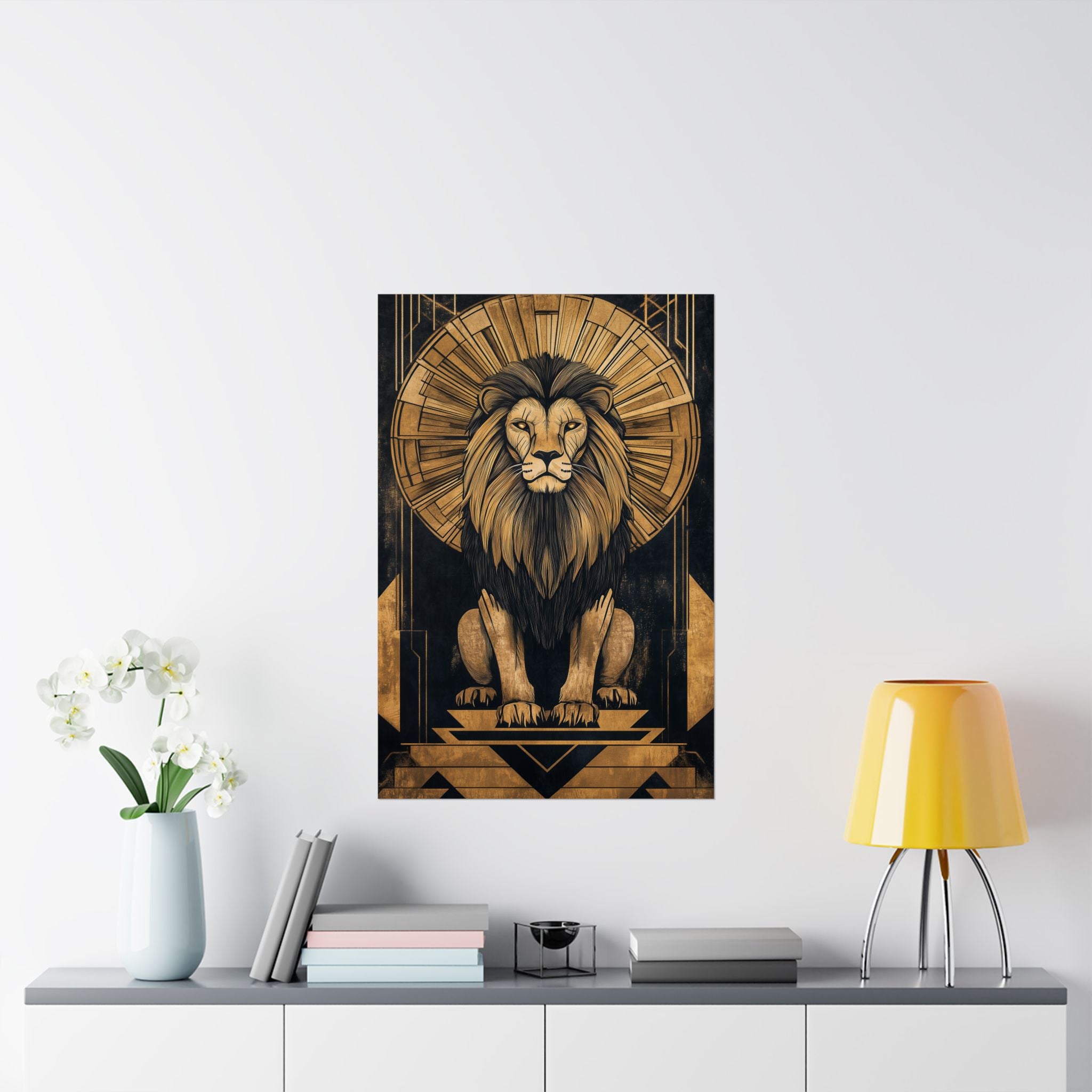 Gilded Lion Poster