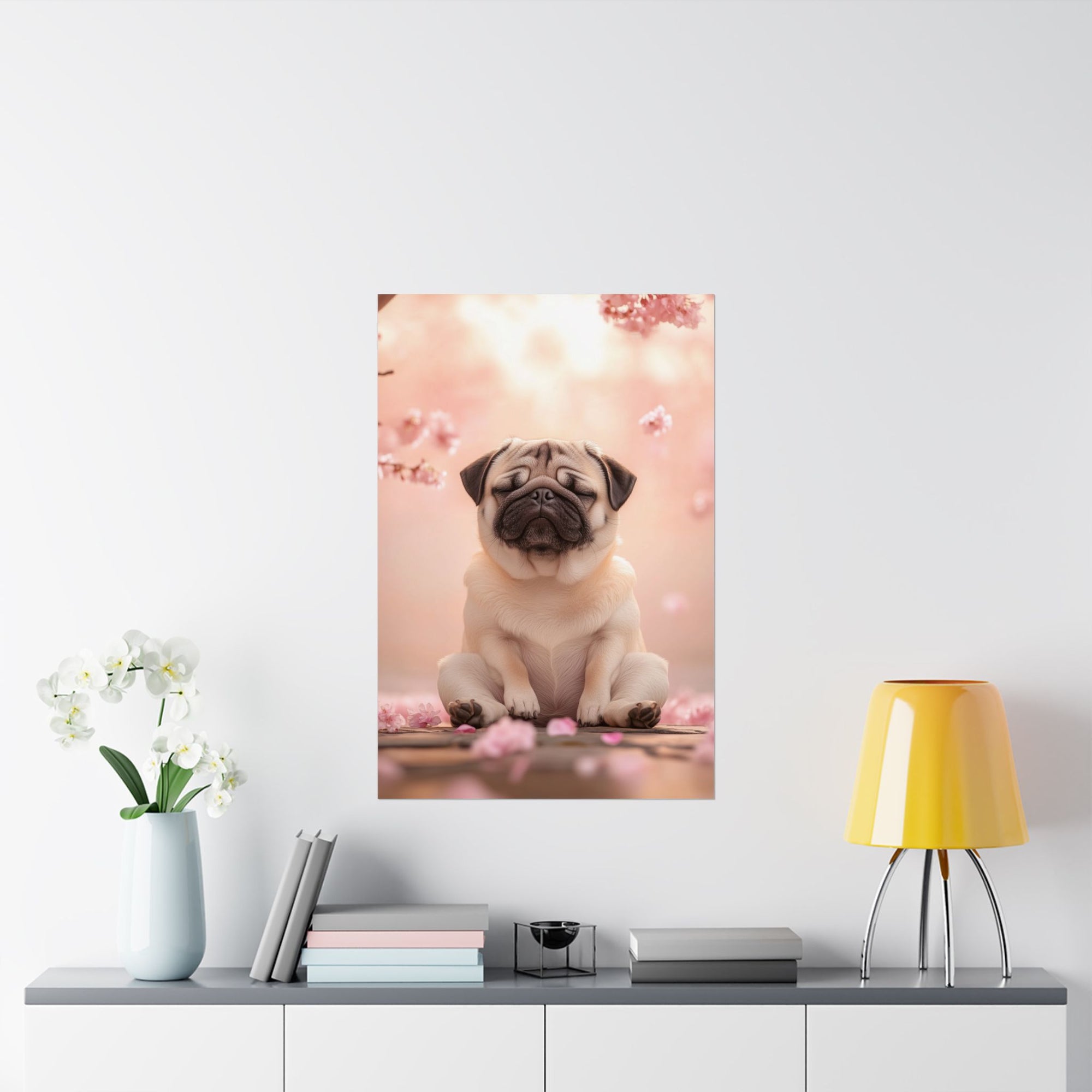 Zen Pug Poster