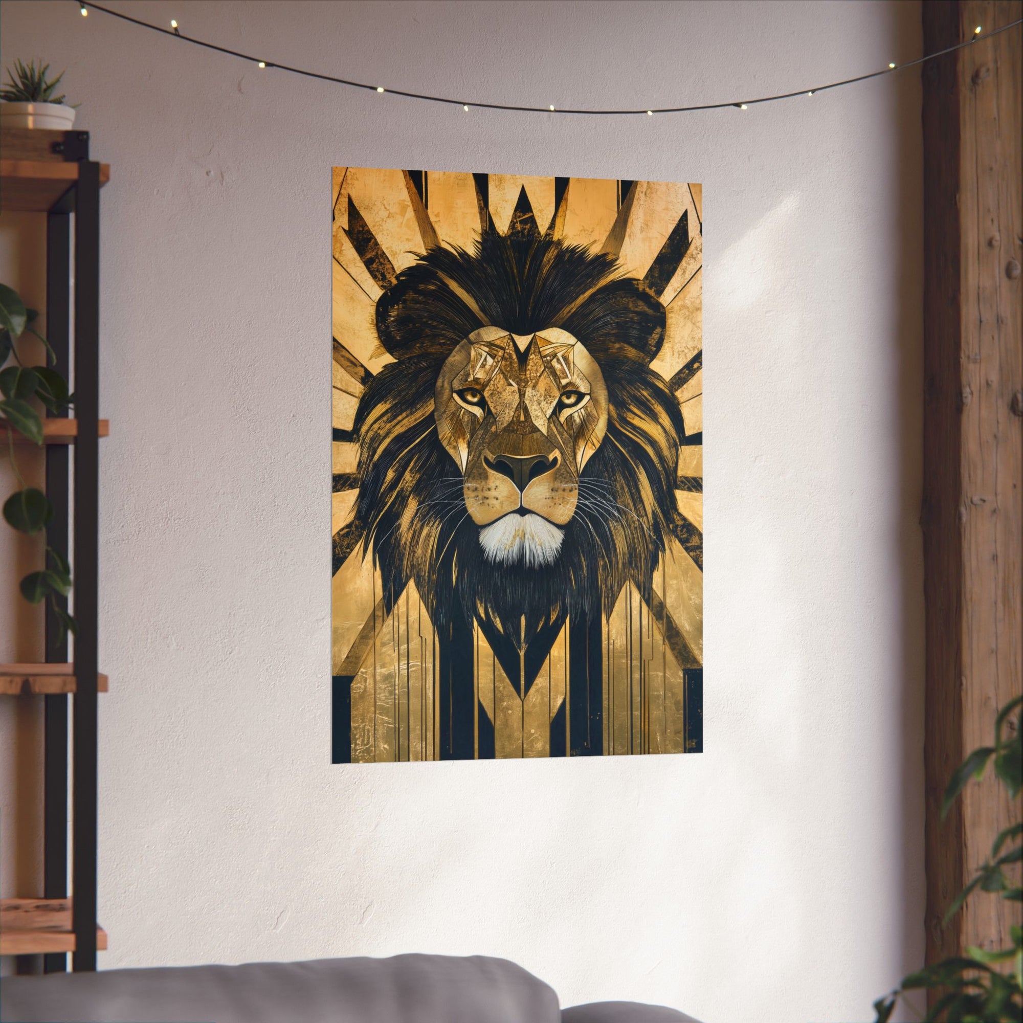 Gilded Lion Poster