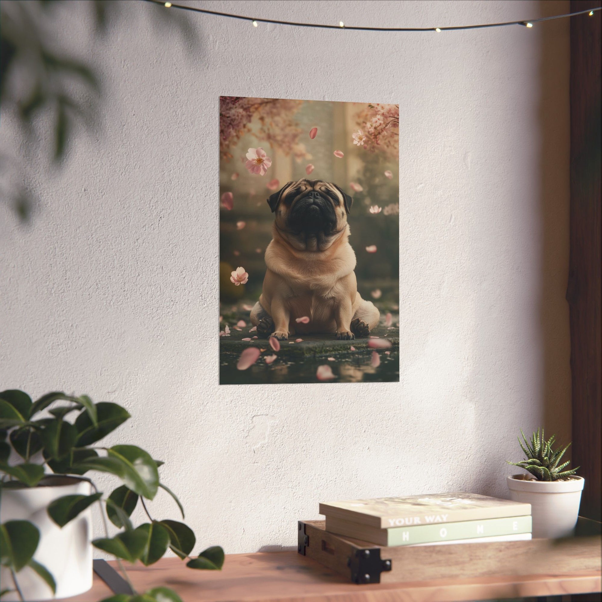 Zen Pug Poster