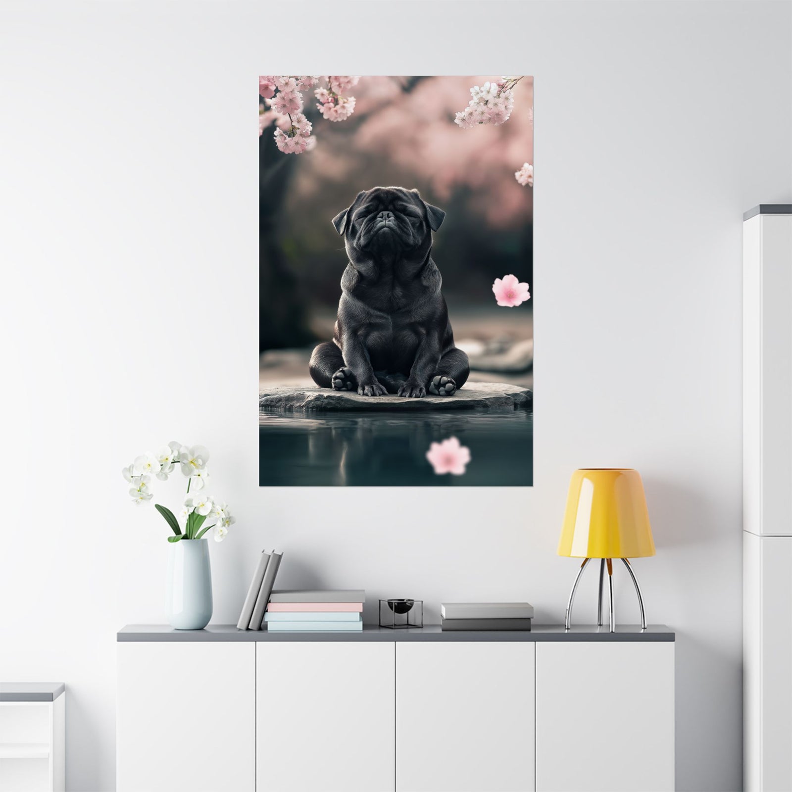 Zen Pug Poster