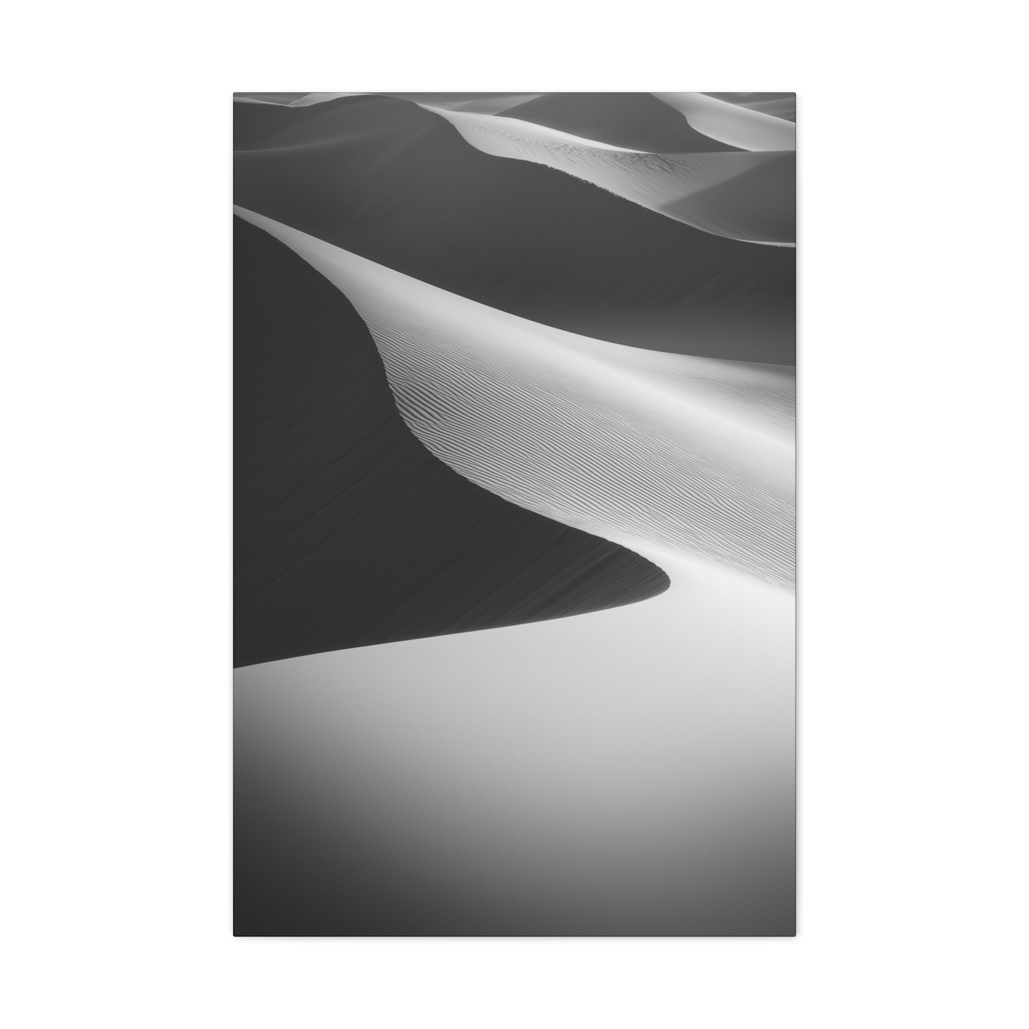 Minimalist Desert Dunes Canvas Wall Art - SynthFrame