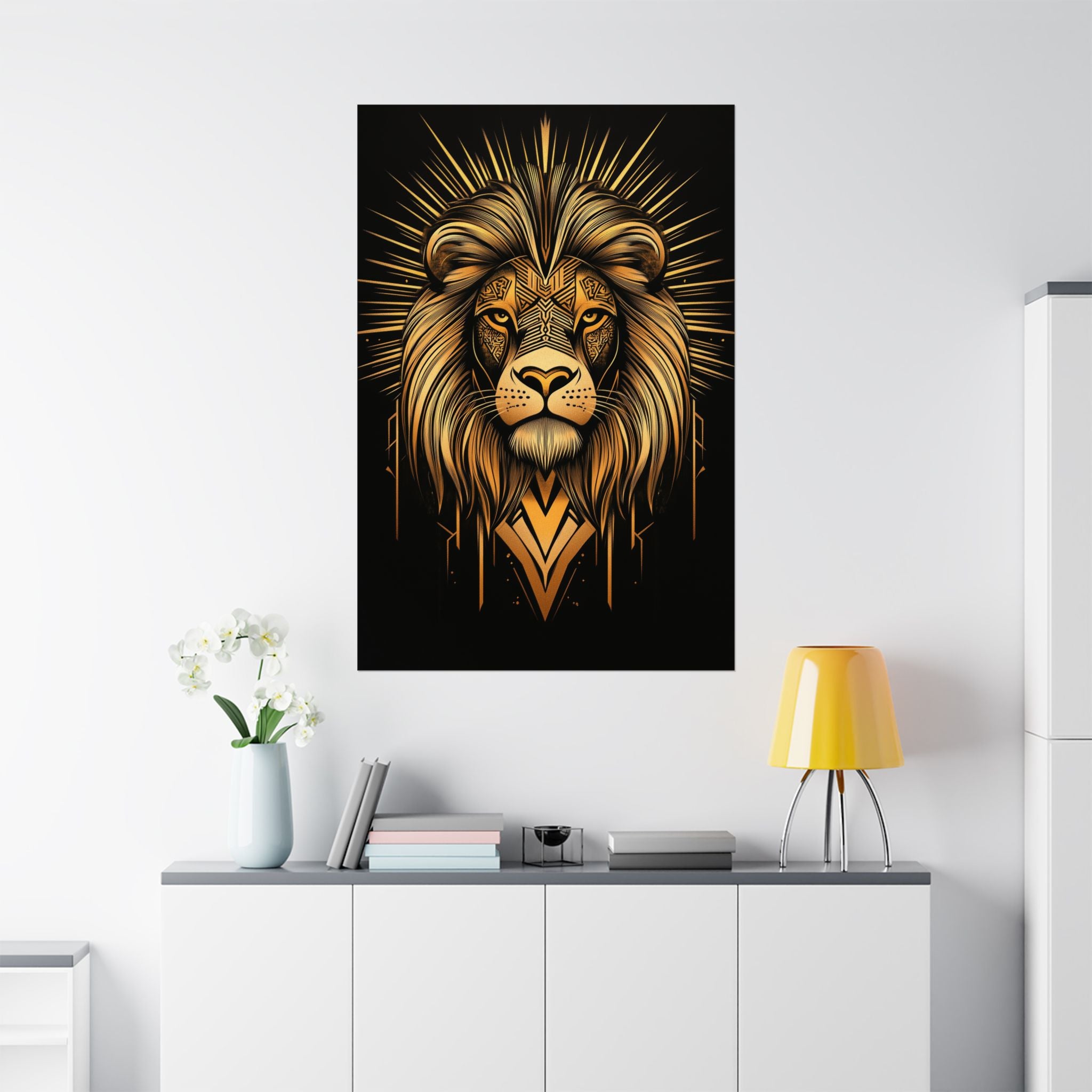 Gilded Lion Poster