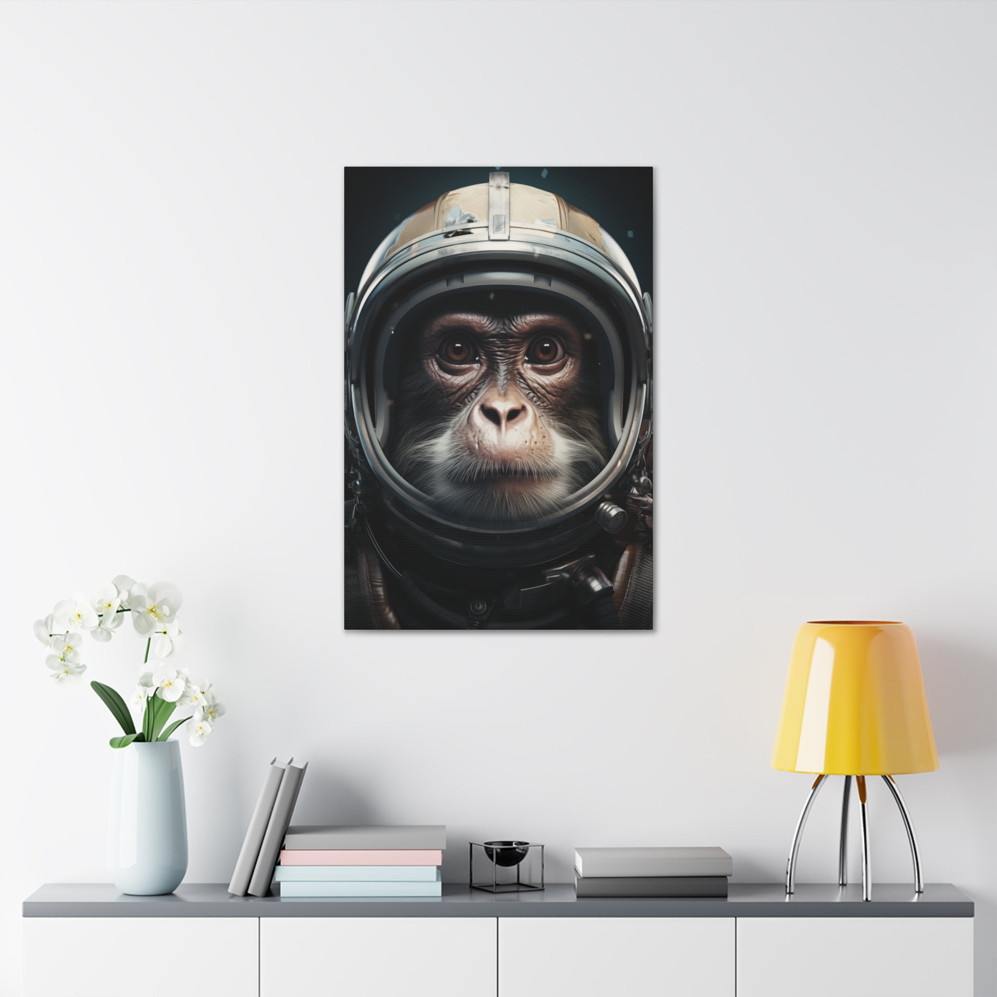 AstroMonkey Canvas Wall Art - SynthFrame