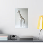 Folded Giraffe Poster