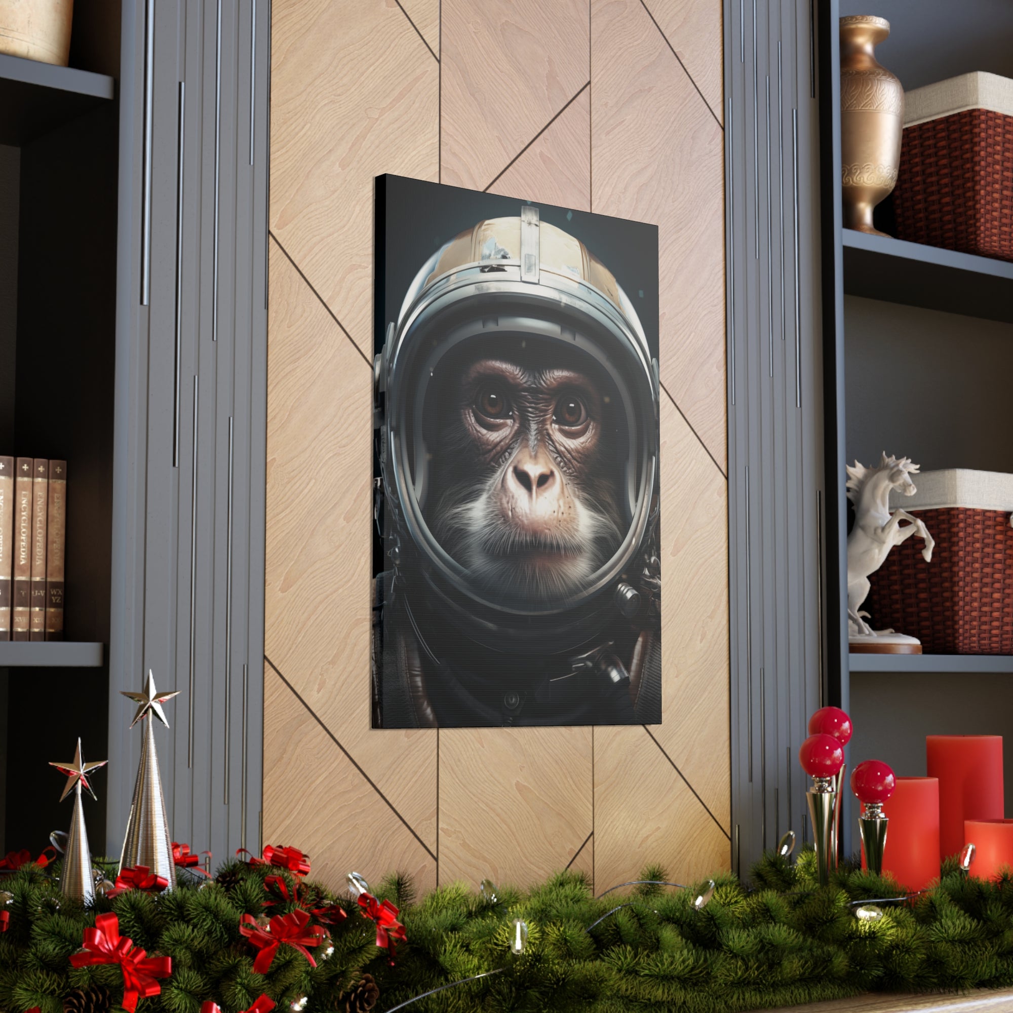 AstroMonkey Canvas Wall Art - SynthFrame