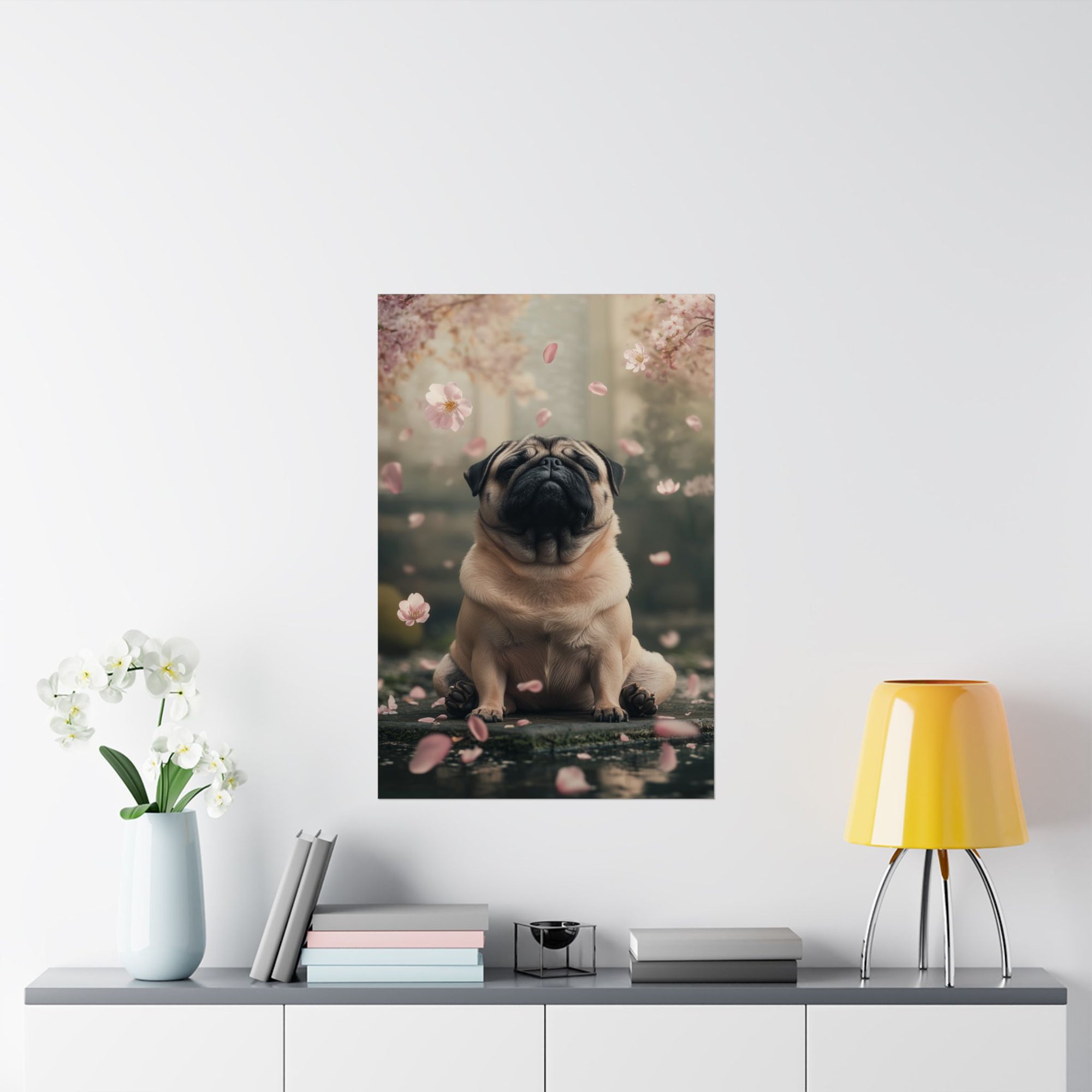 Zen Pug Poster