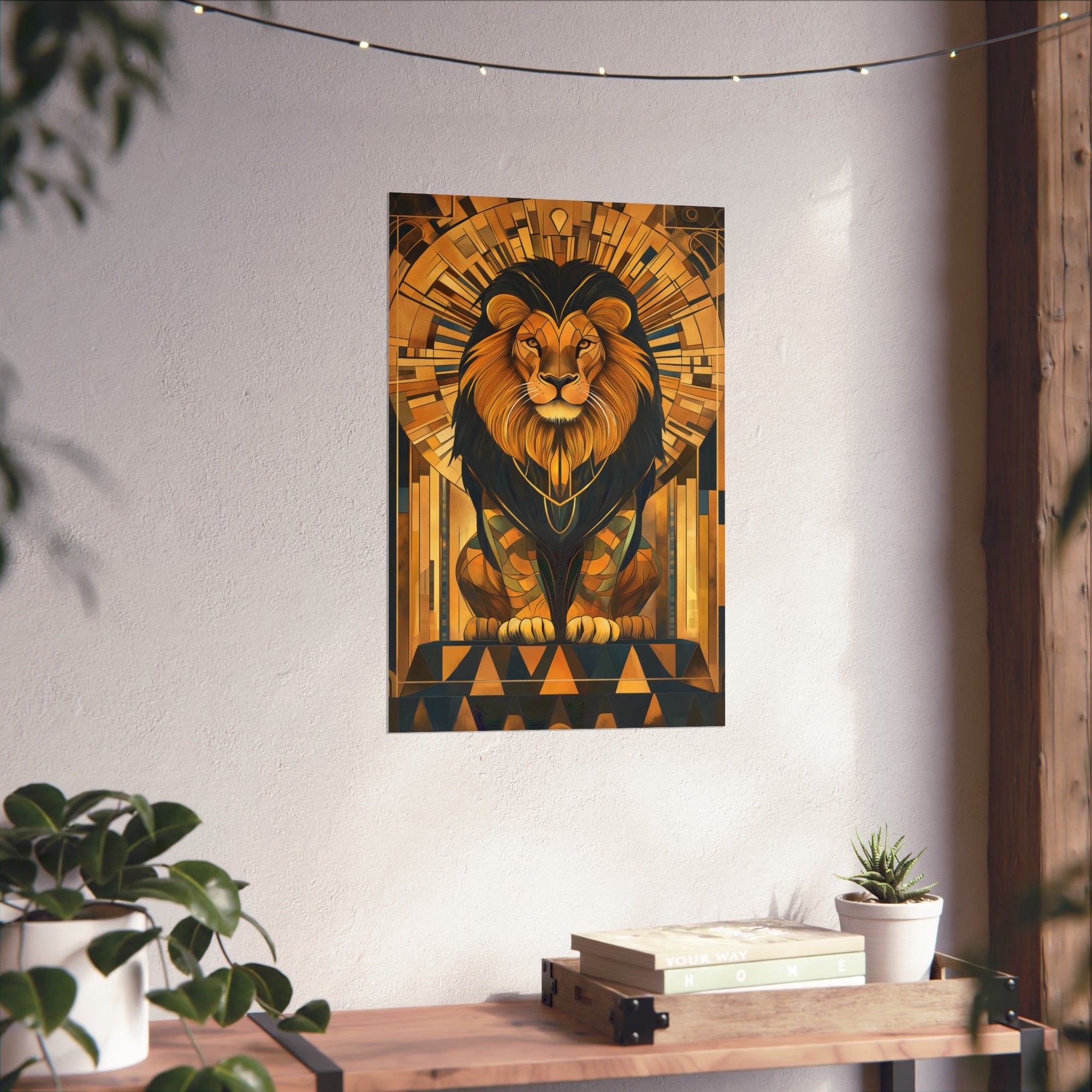 Gilded Lion Poster