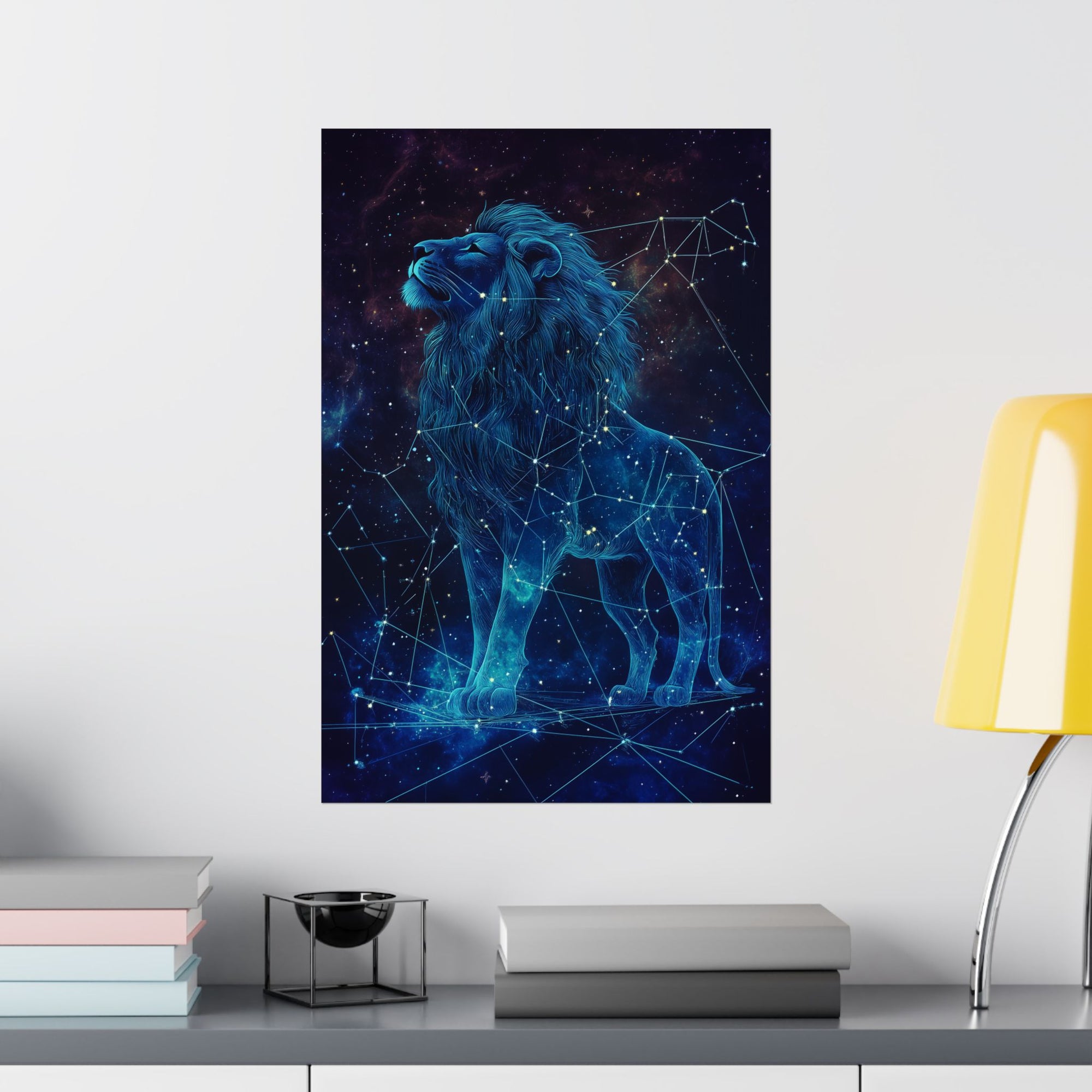 Constellation Lion Poster