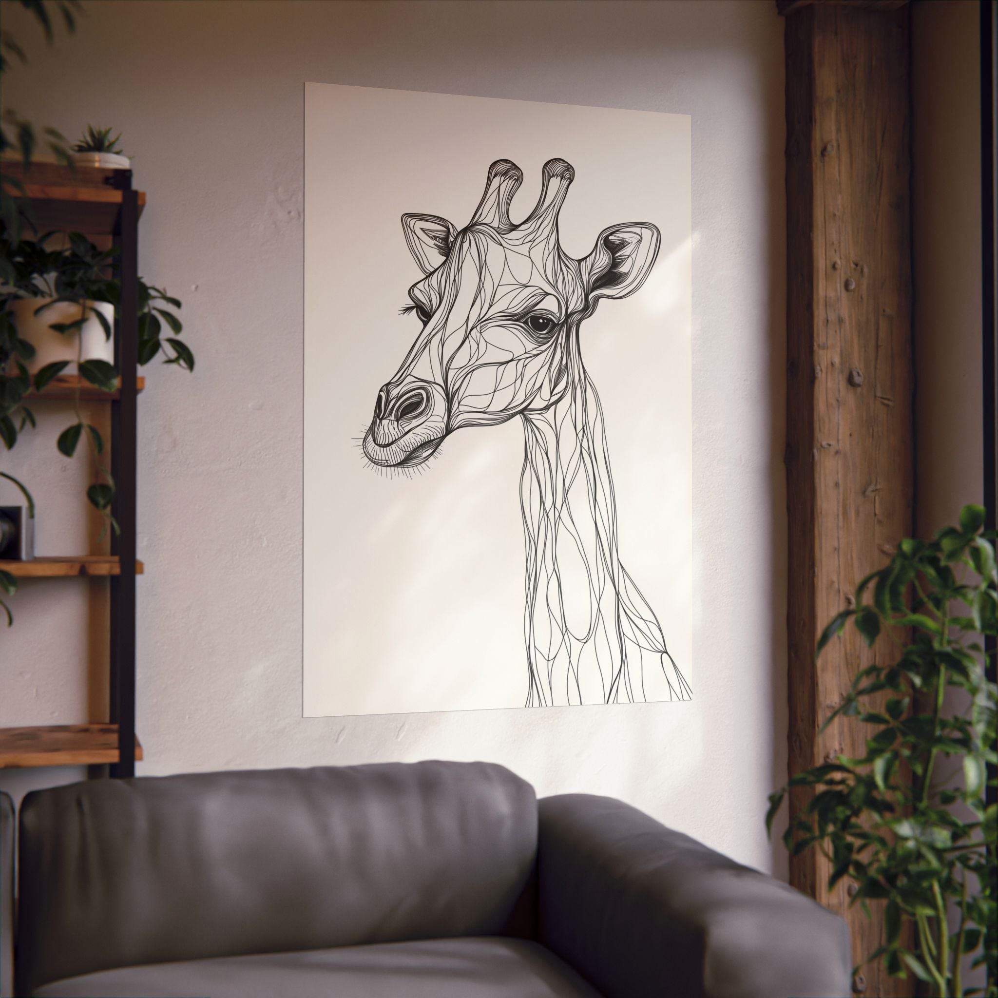 Essence of Giraffe Poster