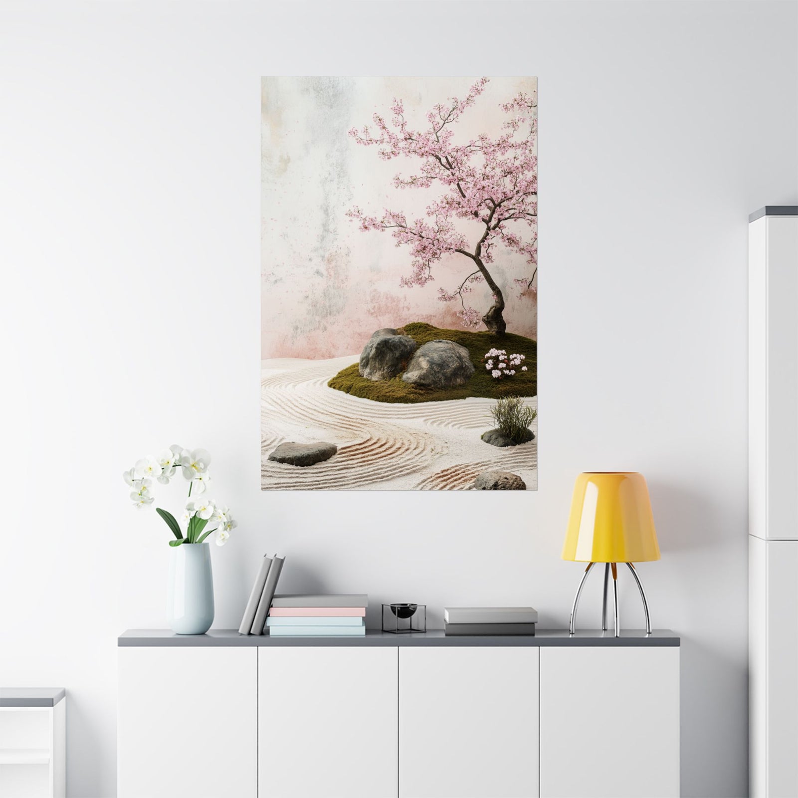 Zen Japanese Garden Poster Wall Art - SynthFrame