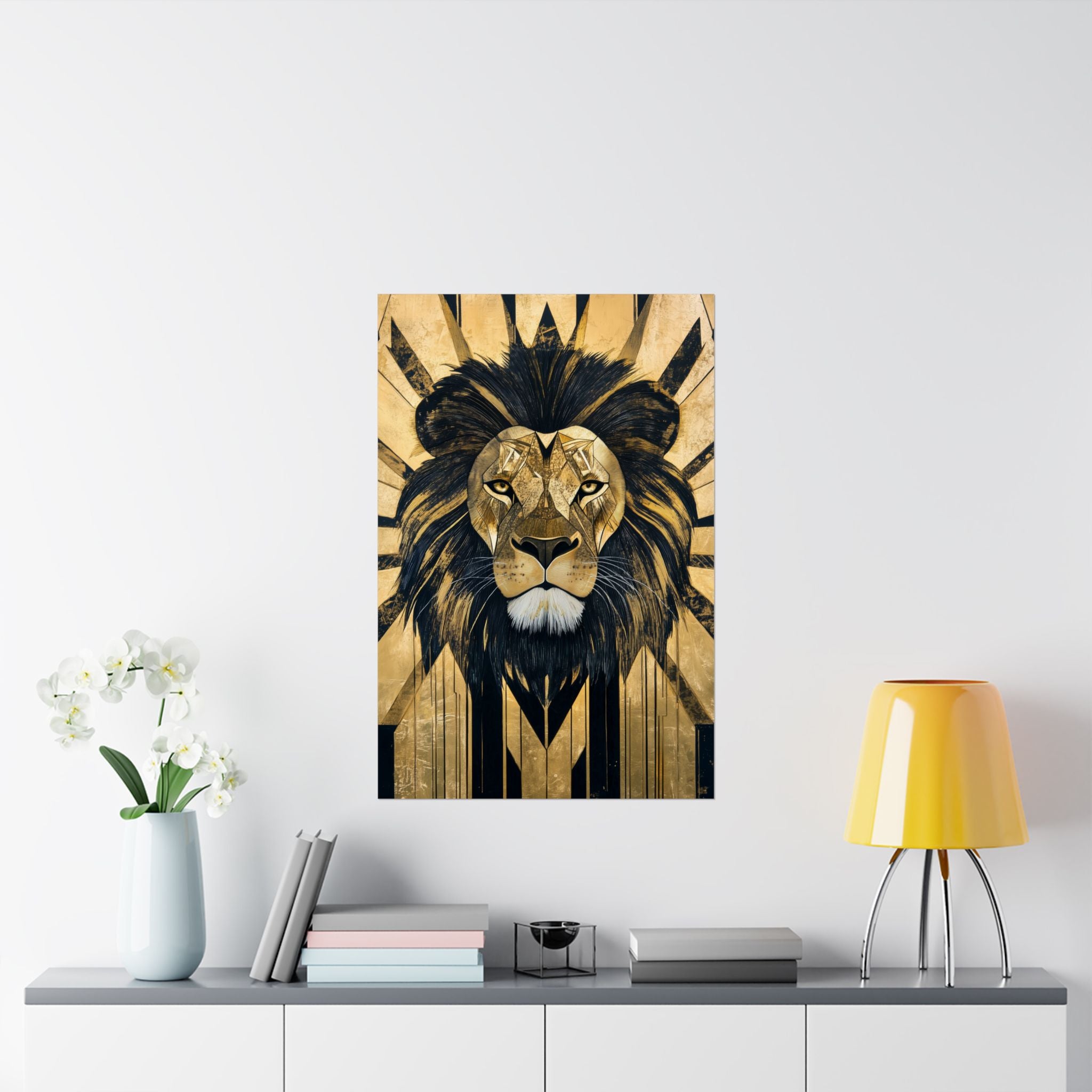 Gilded Lion Poster