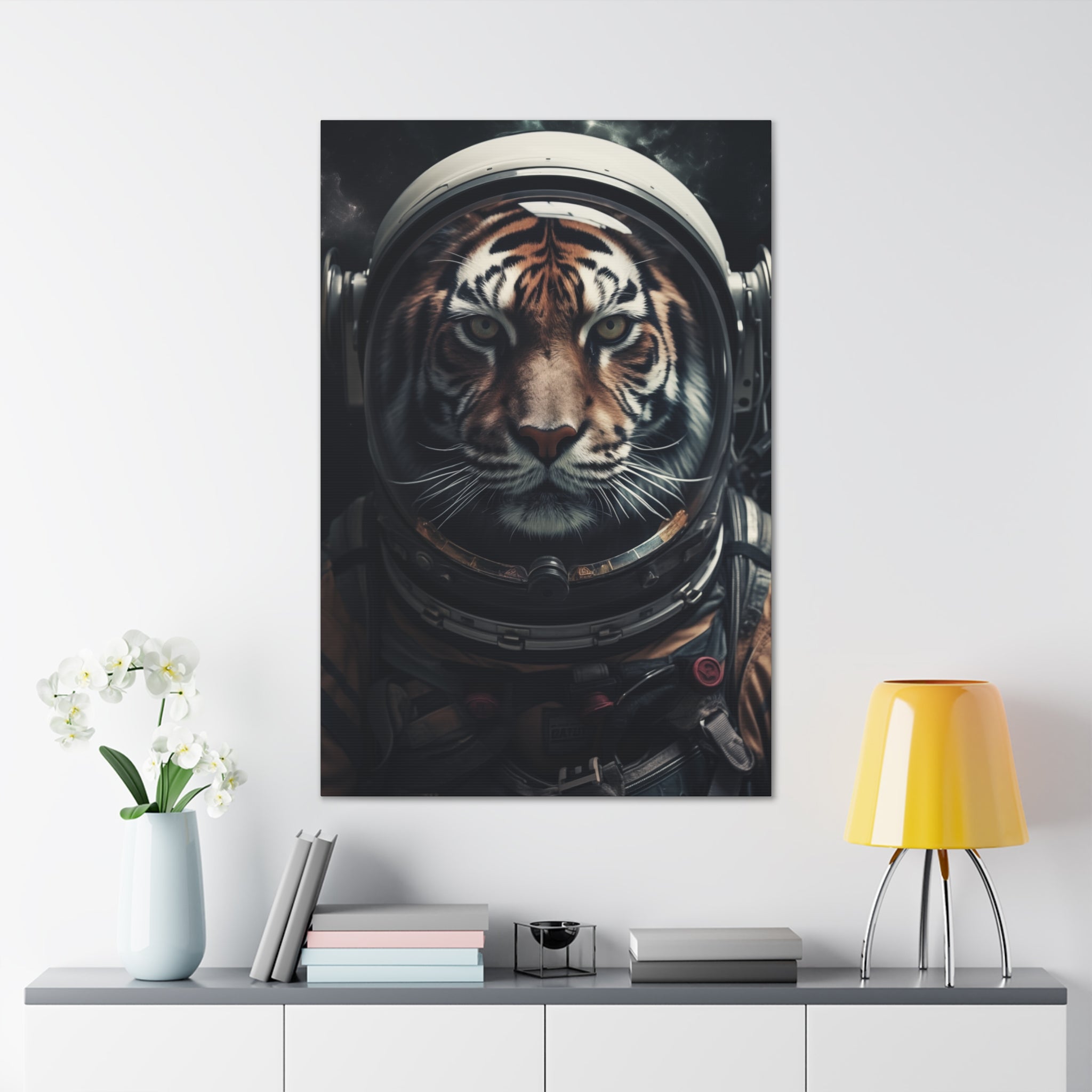 AstroTiger Canvas Wall Art - SynthFrame