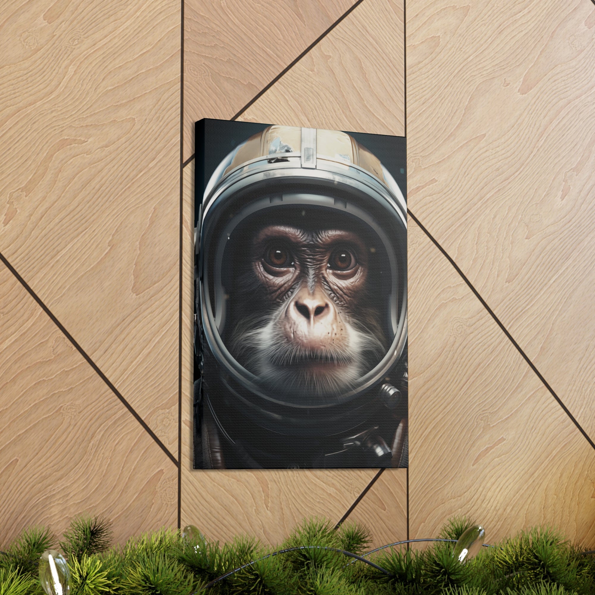 AstroMonkey Canvas Wall Art - SynthFrame