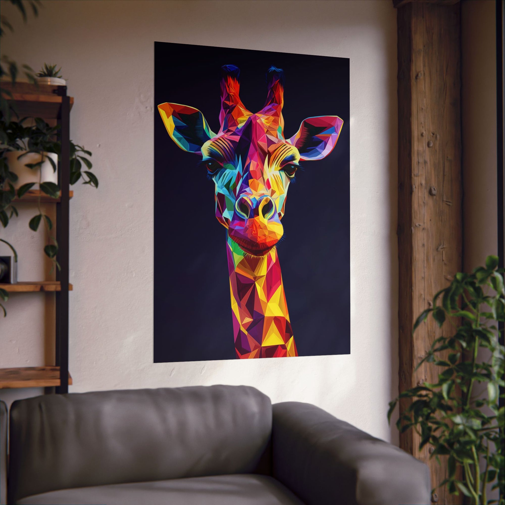 Crystalline Giraffe Poster