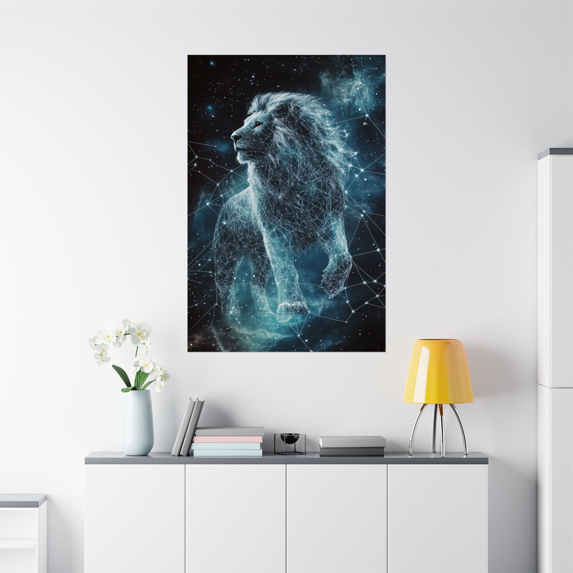 Constellation Lion Poster