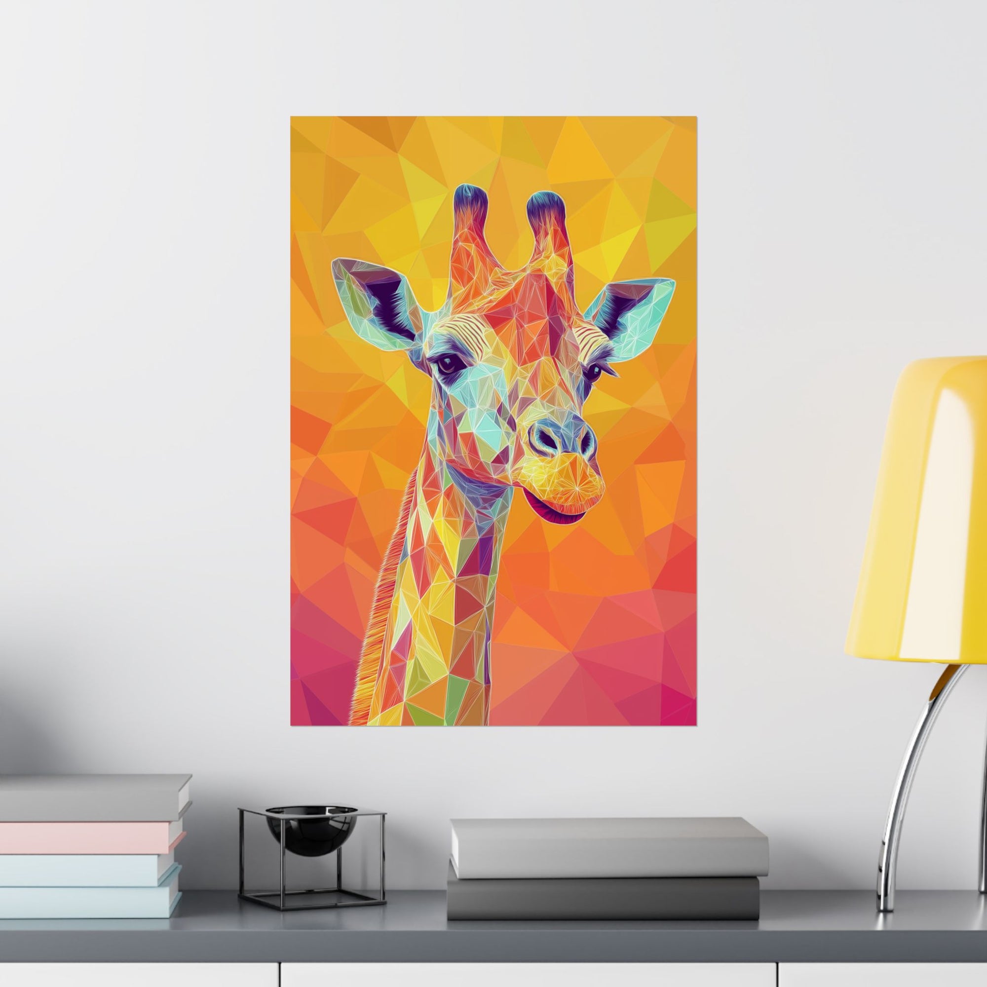 Crystalline Giraffe Poster