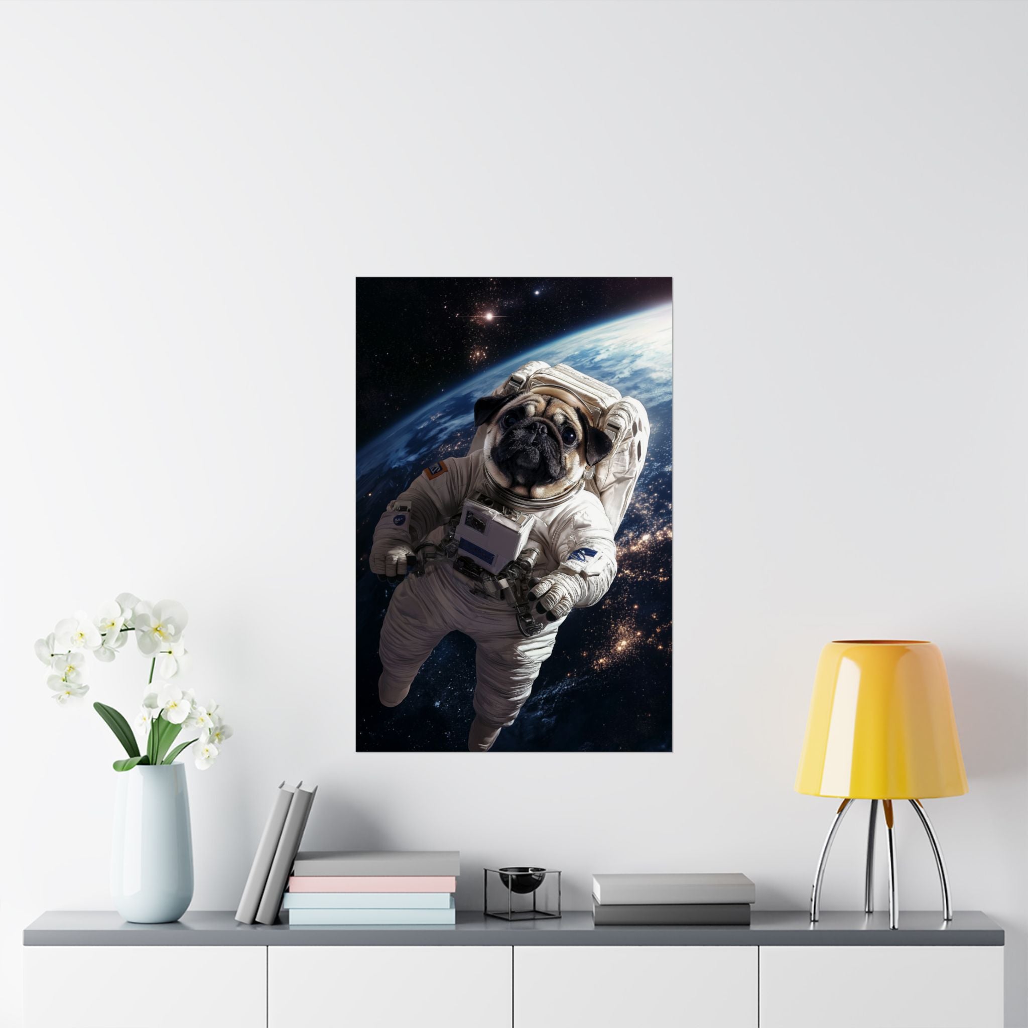 Cosmic Pug Poster