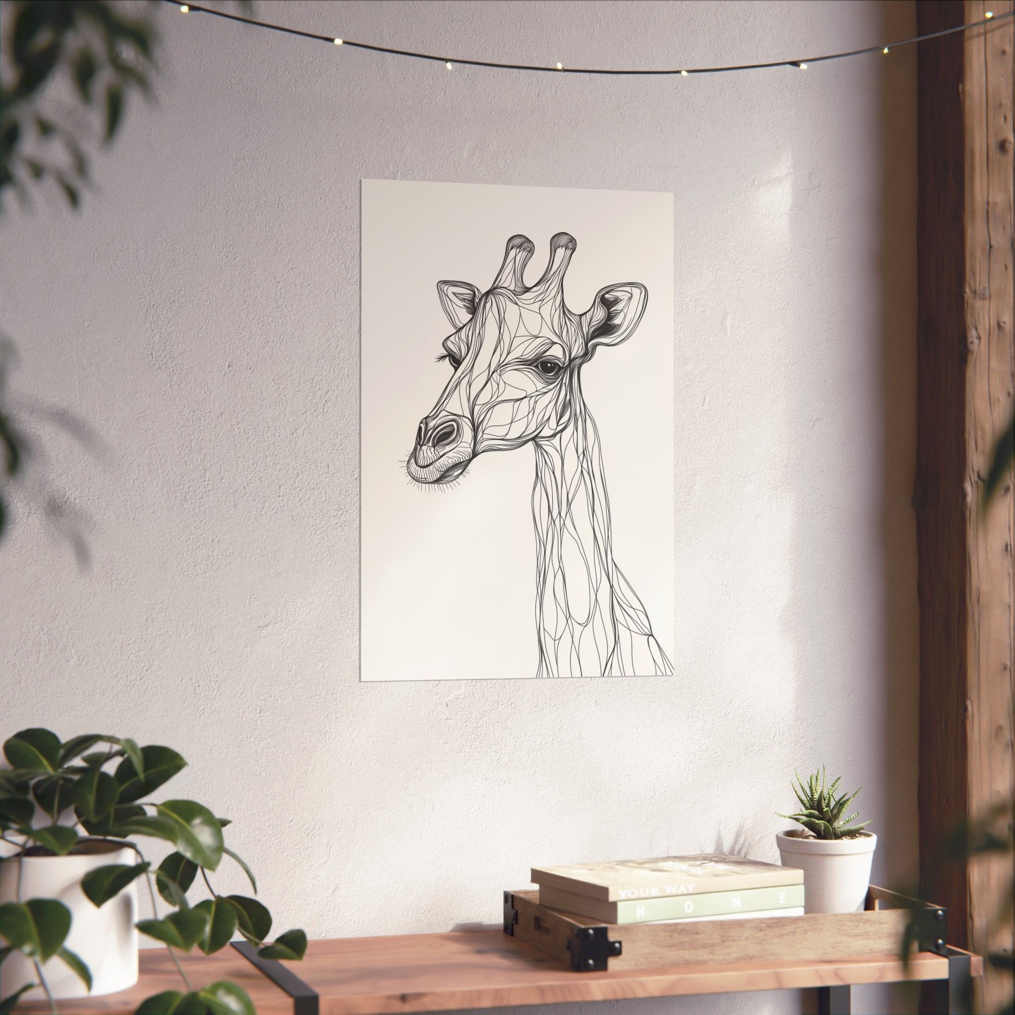 Essence of Giraffe Poster