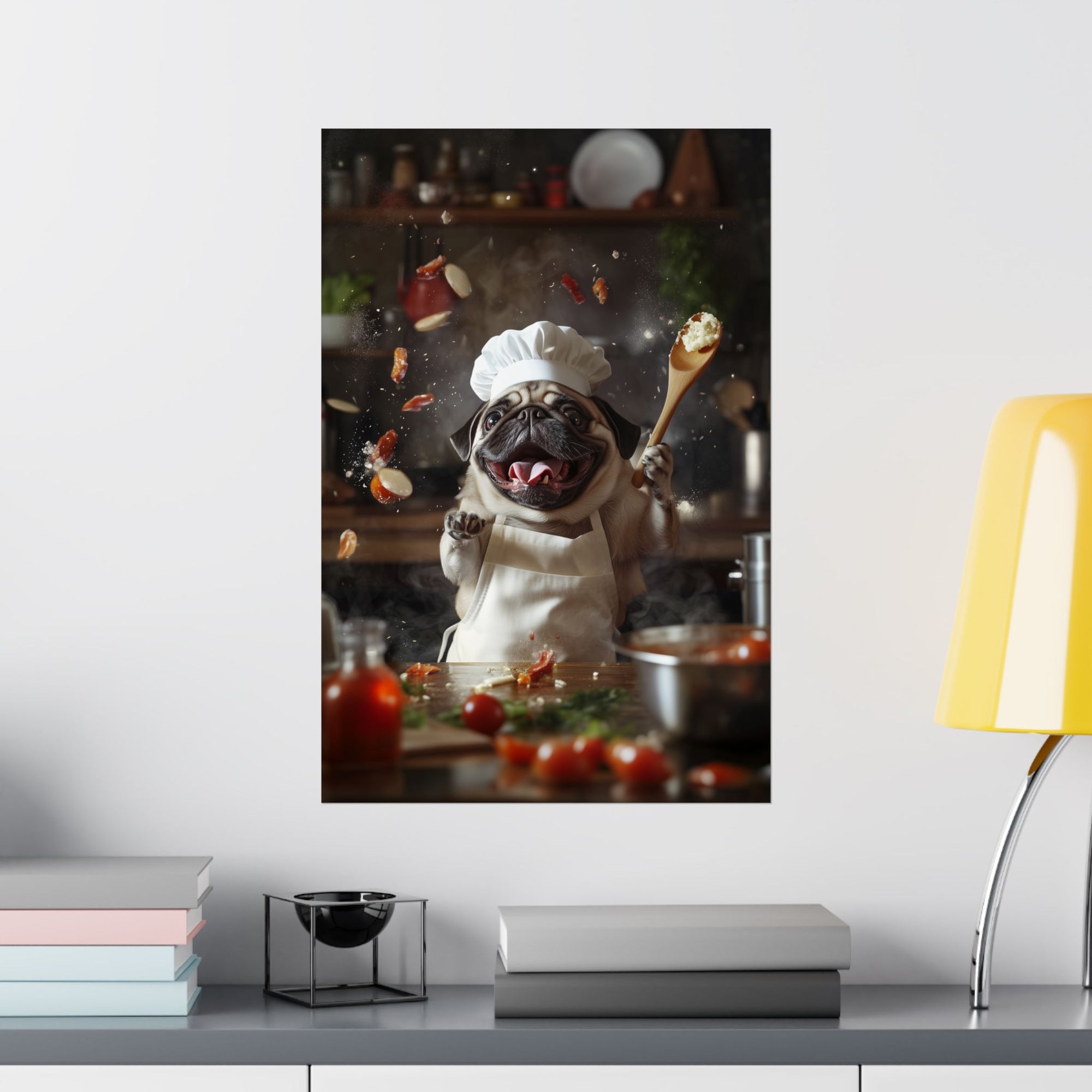 Chef Pug Poster