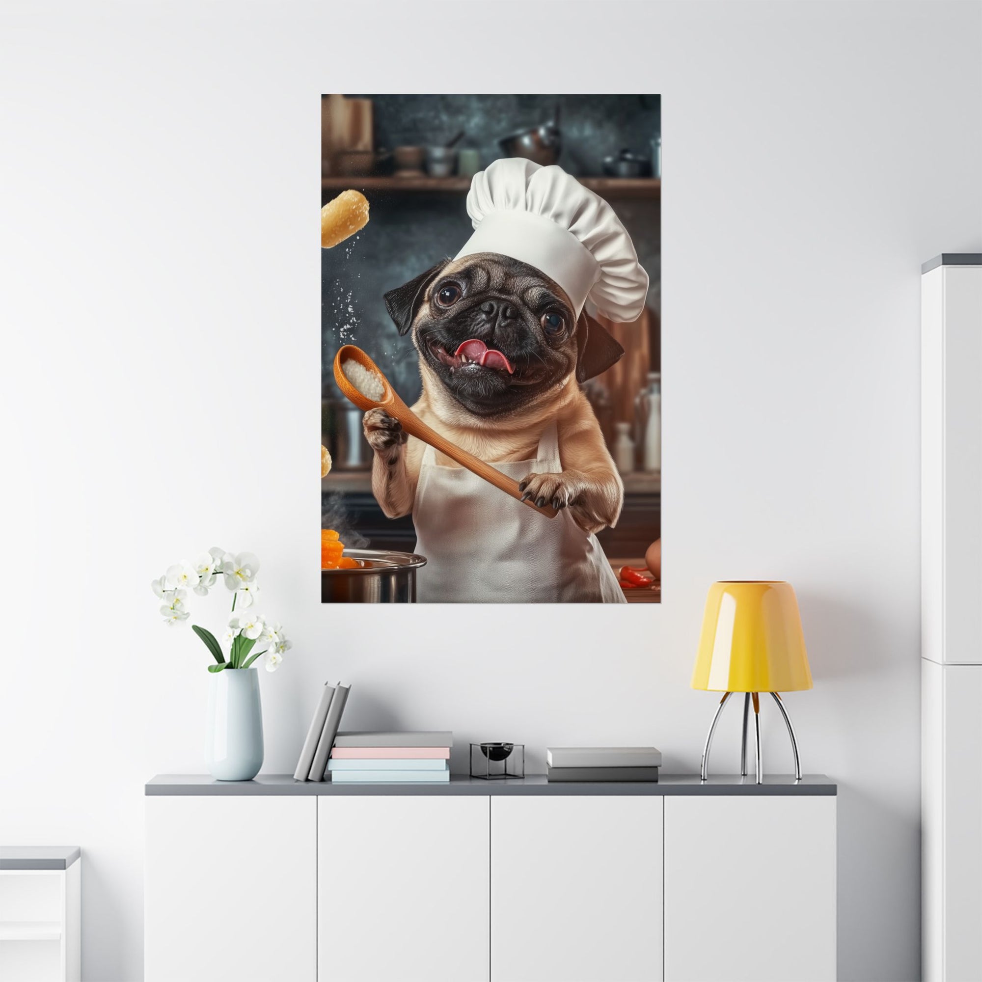 Chef Pug Poster