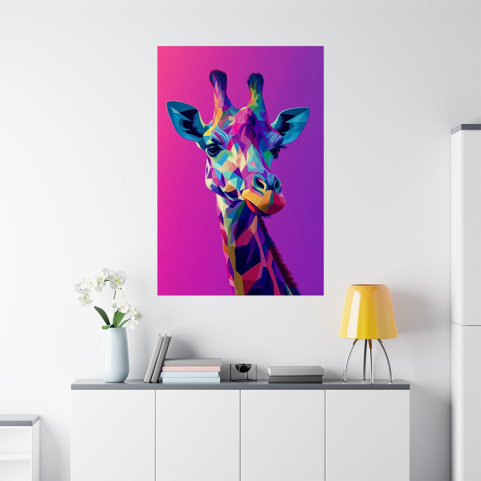 Crystalline Giraffe Poster