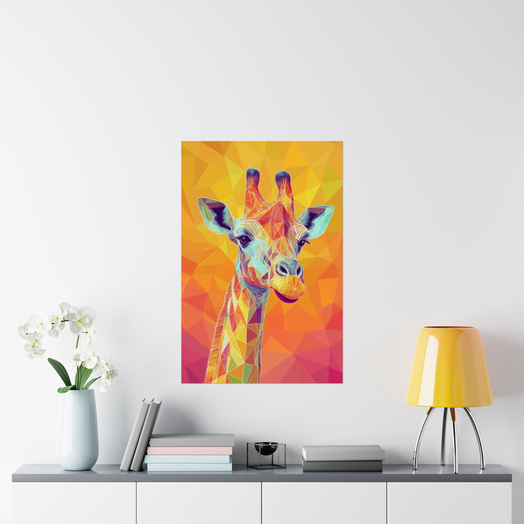 Crystalline Giraffe Poster