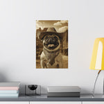 Wild West Pug Poster