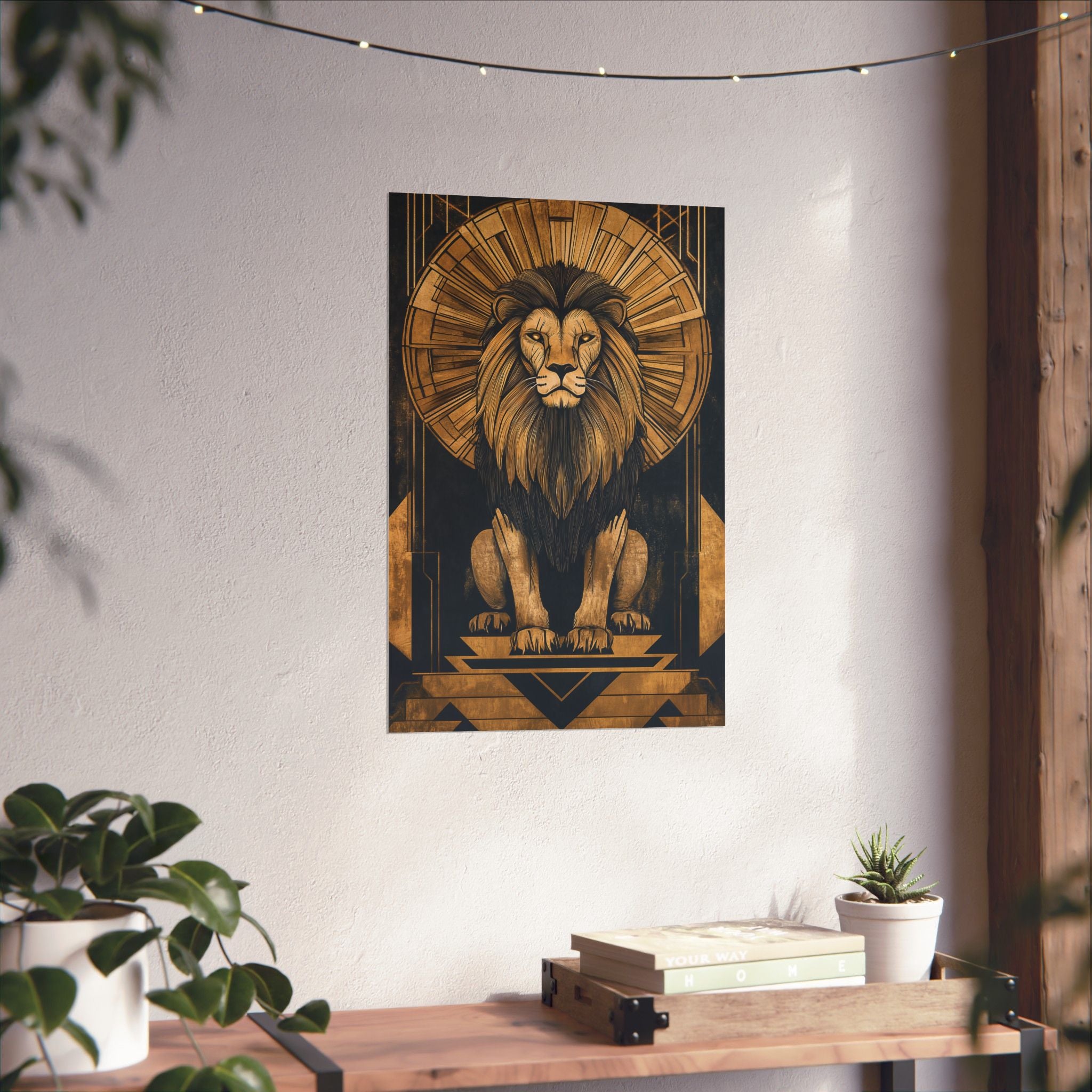 Gilded Lion Poster