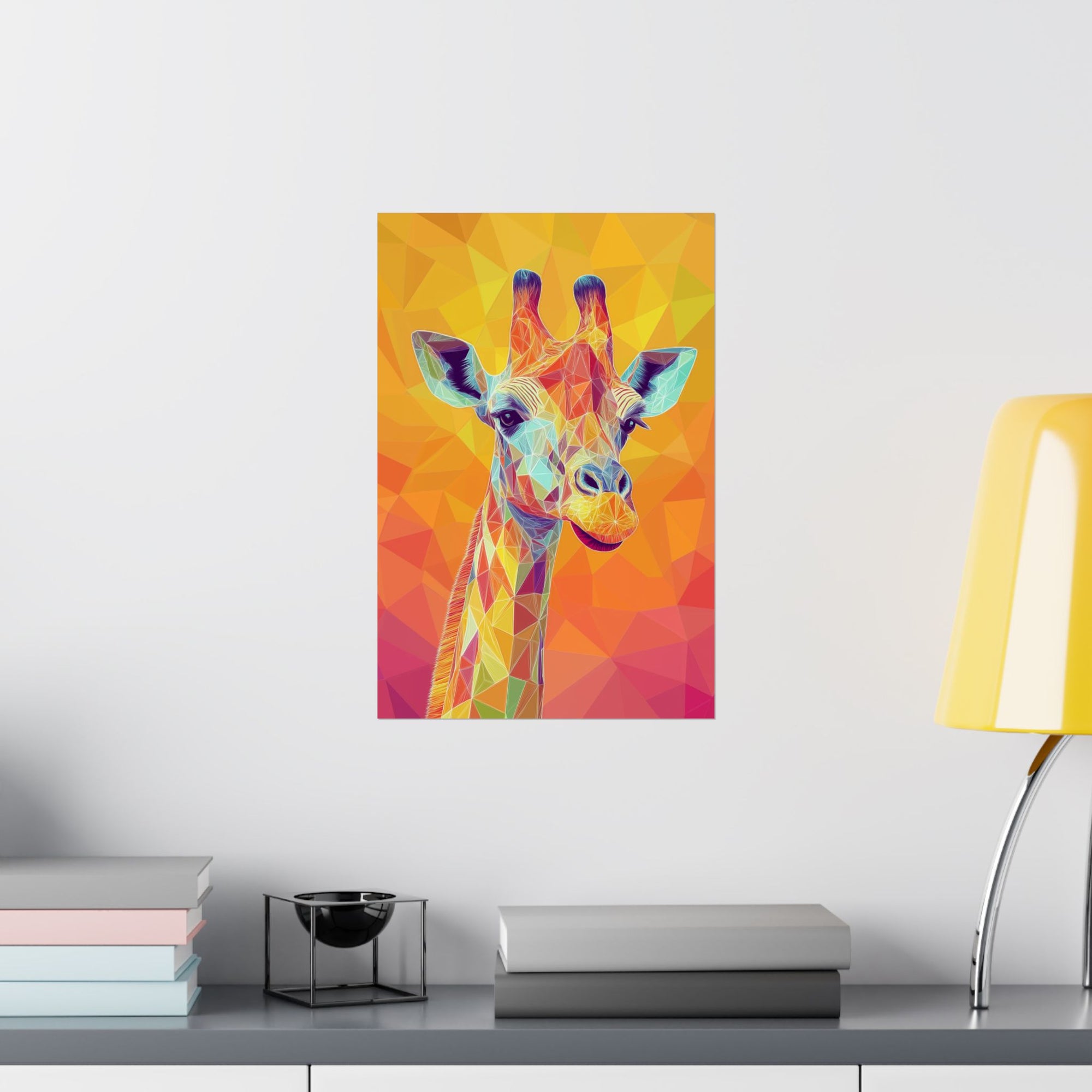 Crystalline Giraffe Poster