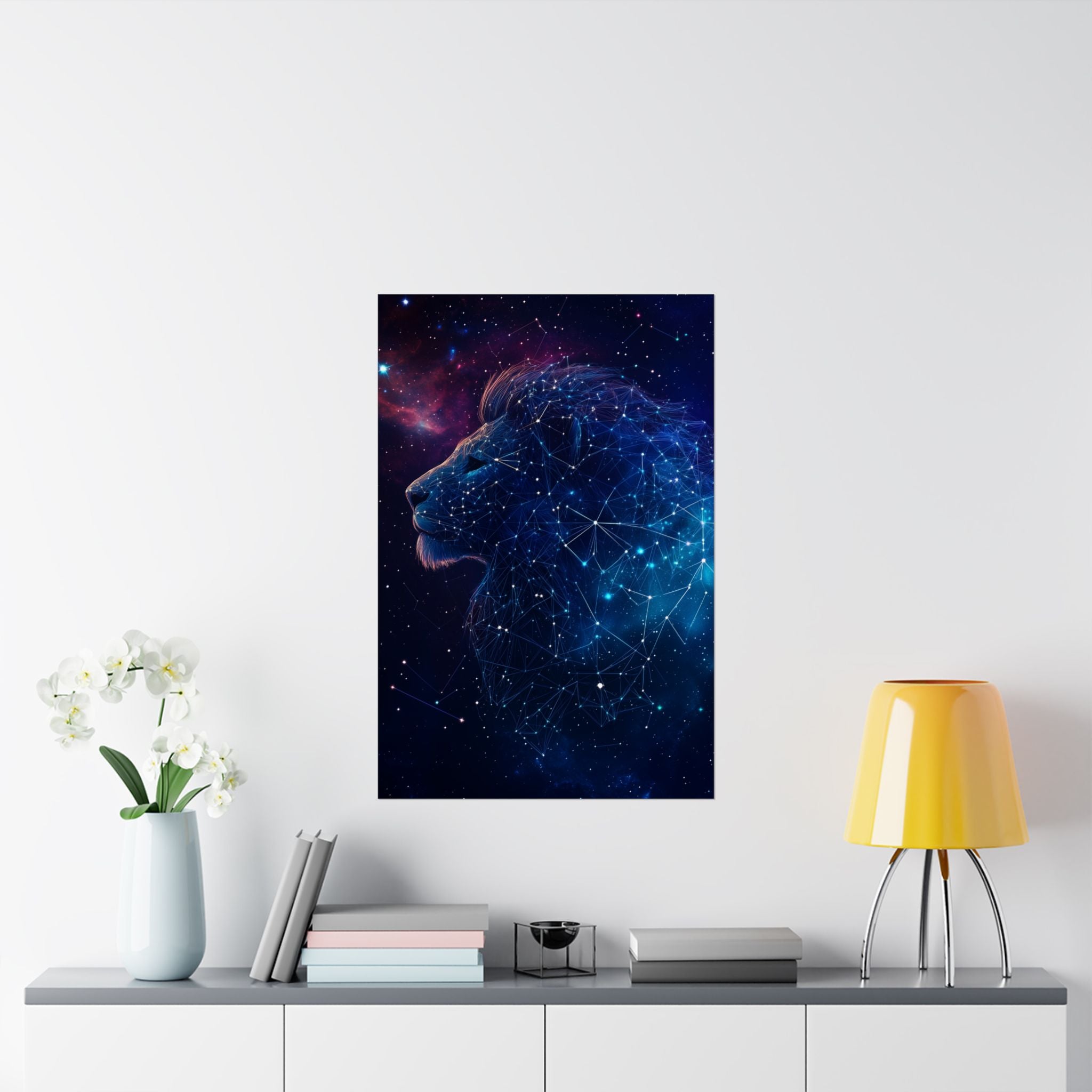 Constellation Lion Poster