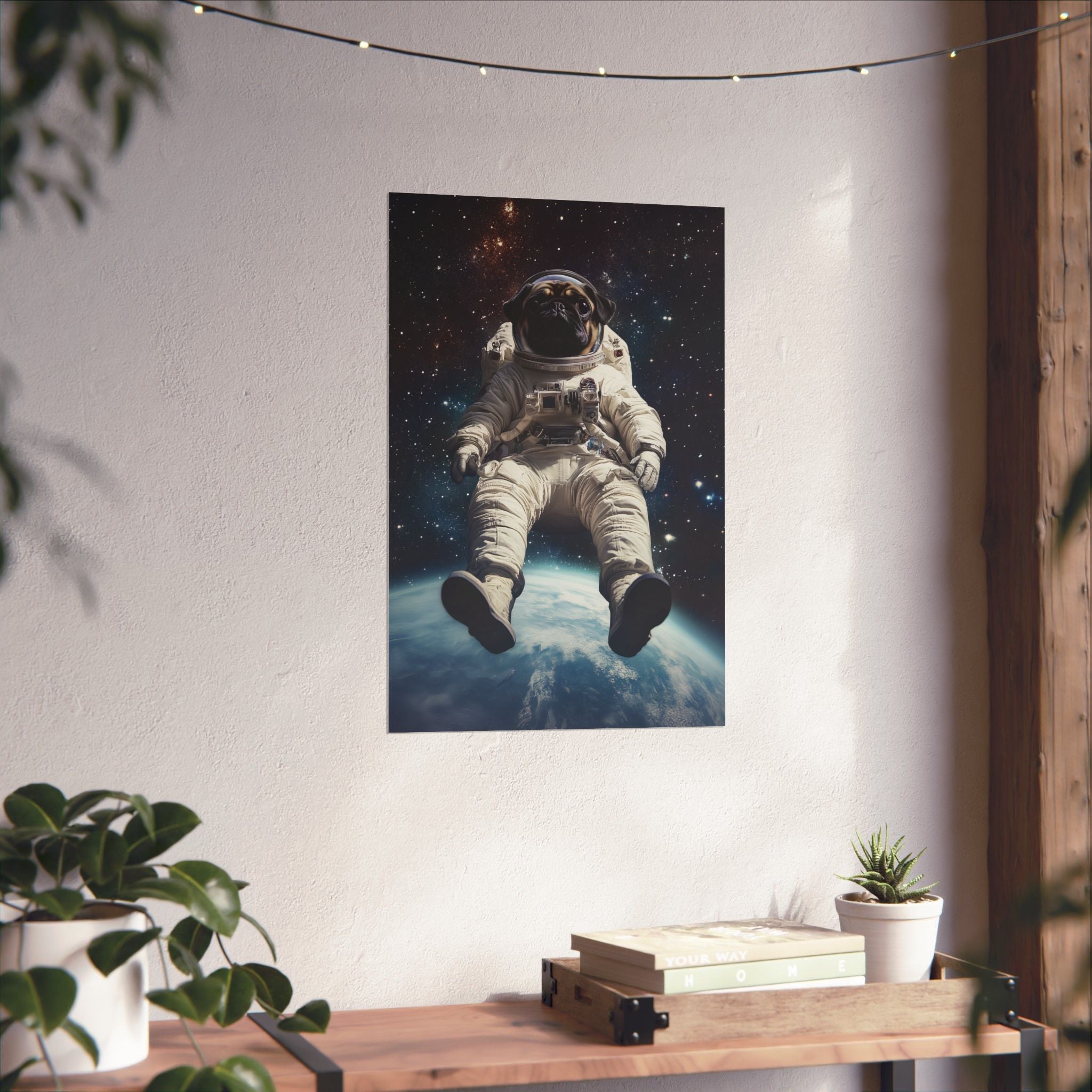 Cosmic Pug Poster