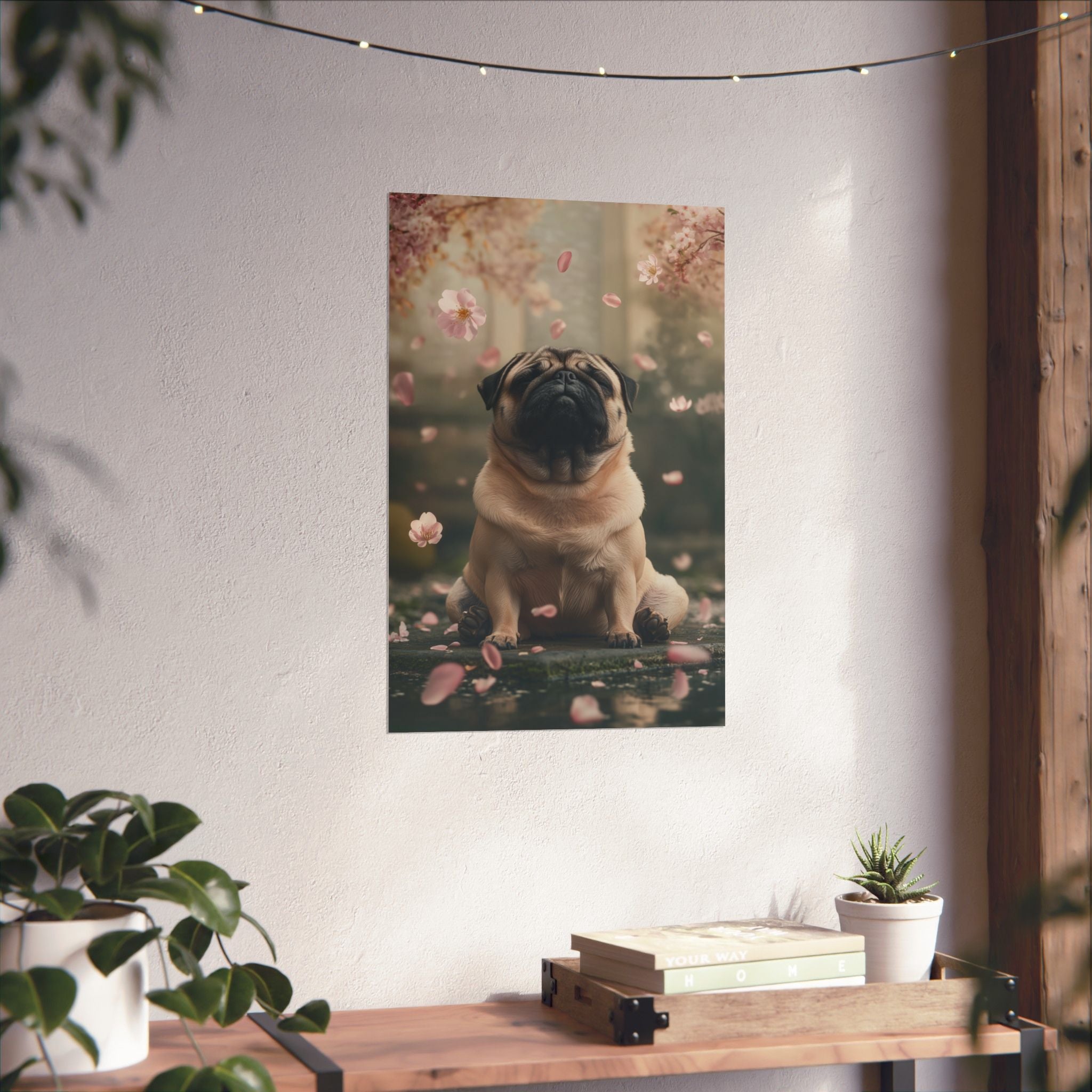 Zen Pug Poster