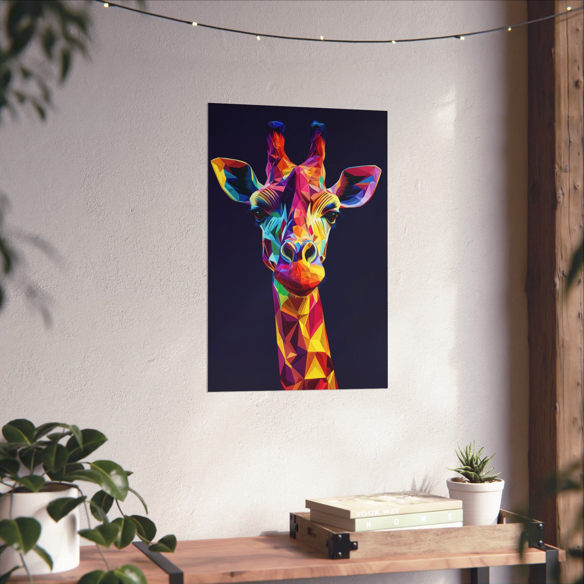 Crystalline Giraffe Poster