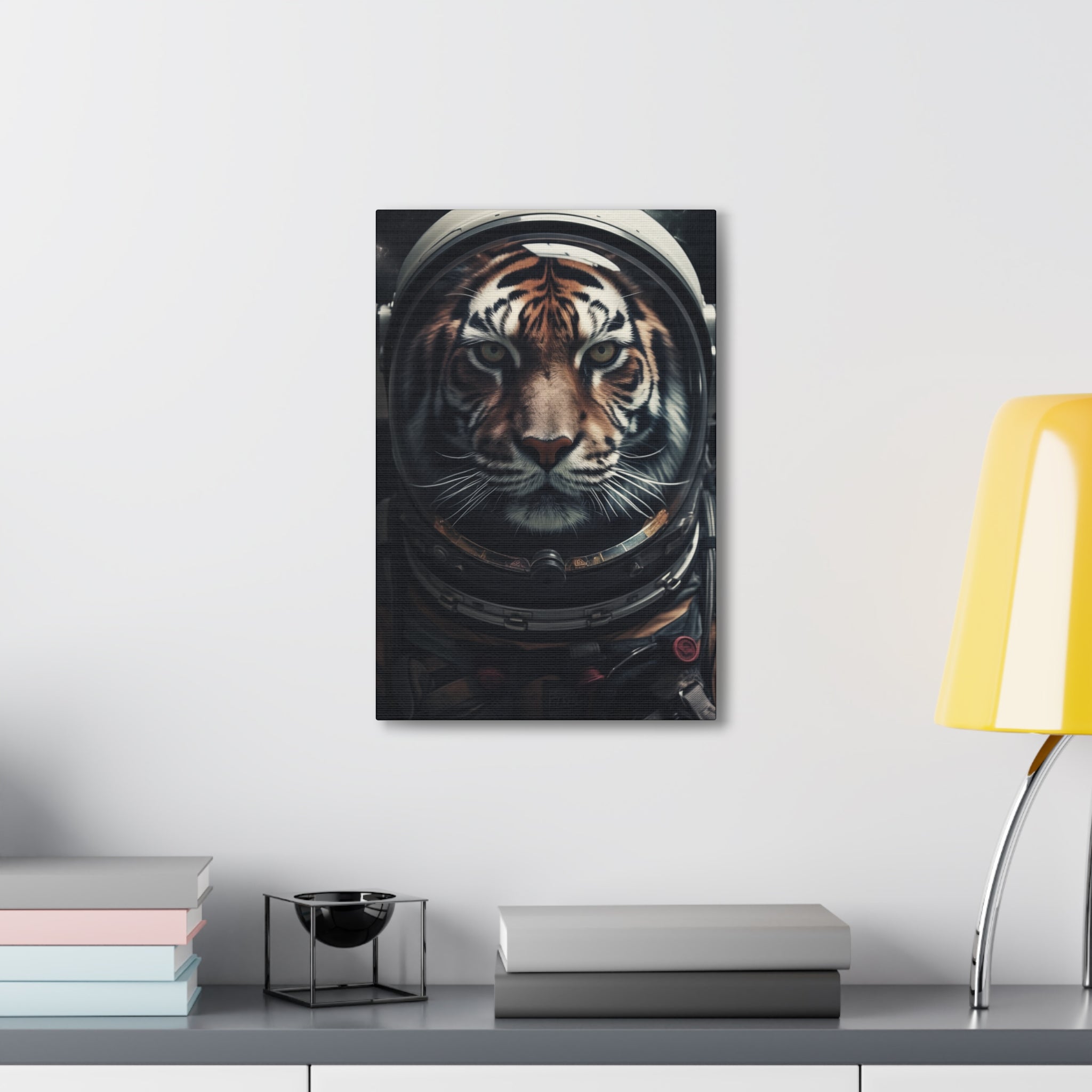 AstroTiger Canvas Wall Art - SynthFrame