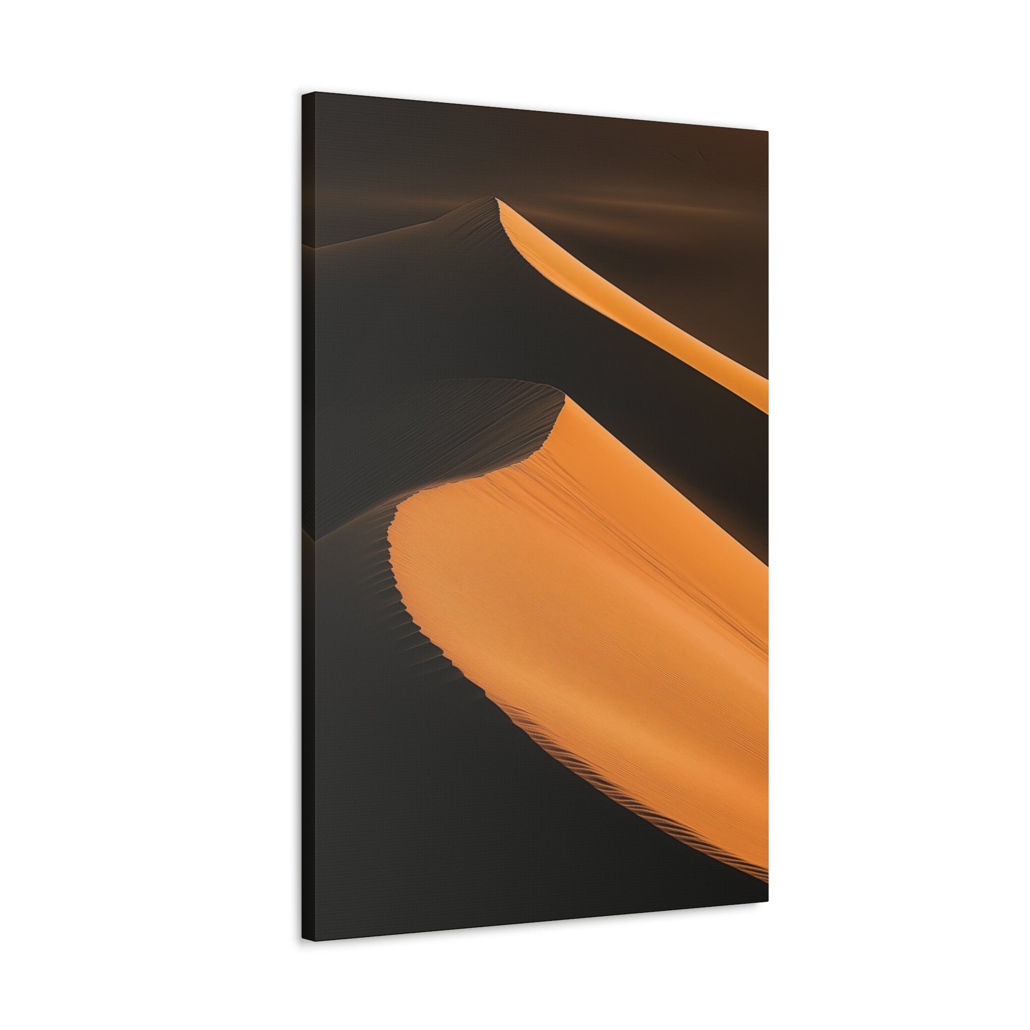 Minimalist Desert Dunes Canvas Wall Art - SynthFrame