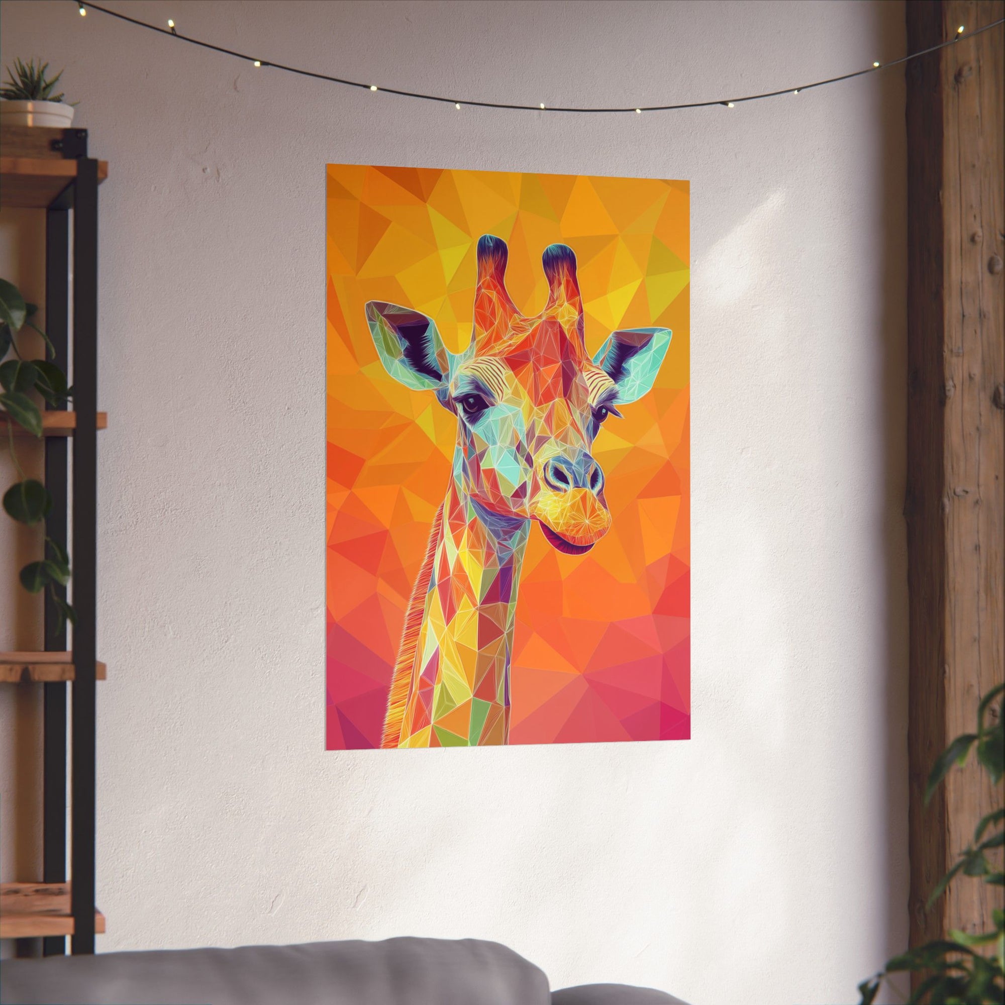 Crystalline Giraffe Poster