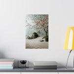 Zen Japanese Garden Poster Wall Art - SynthFrame