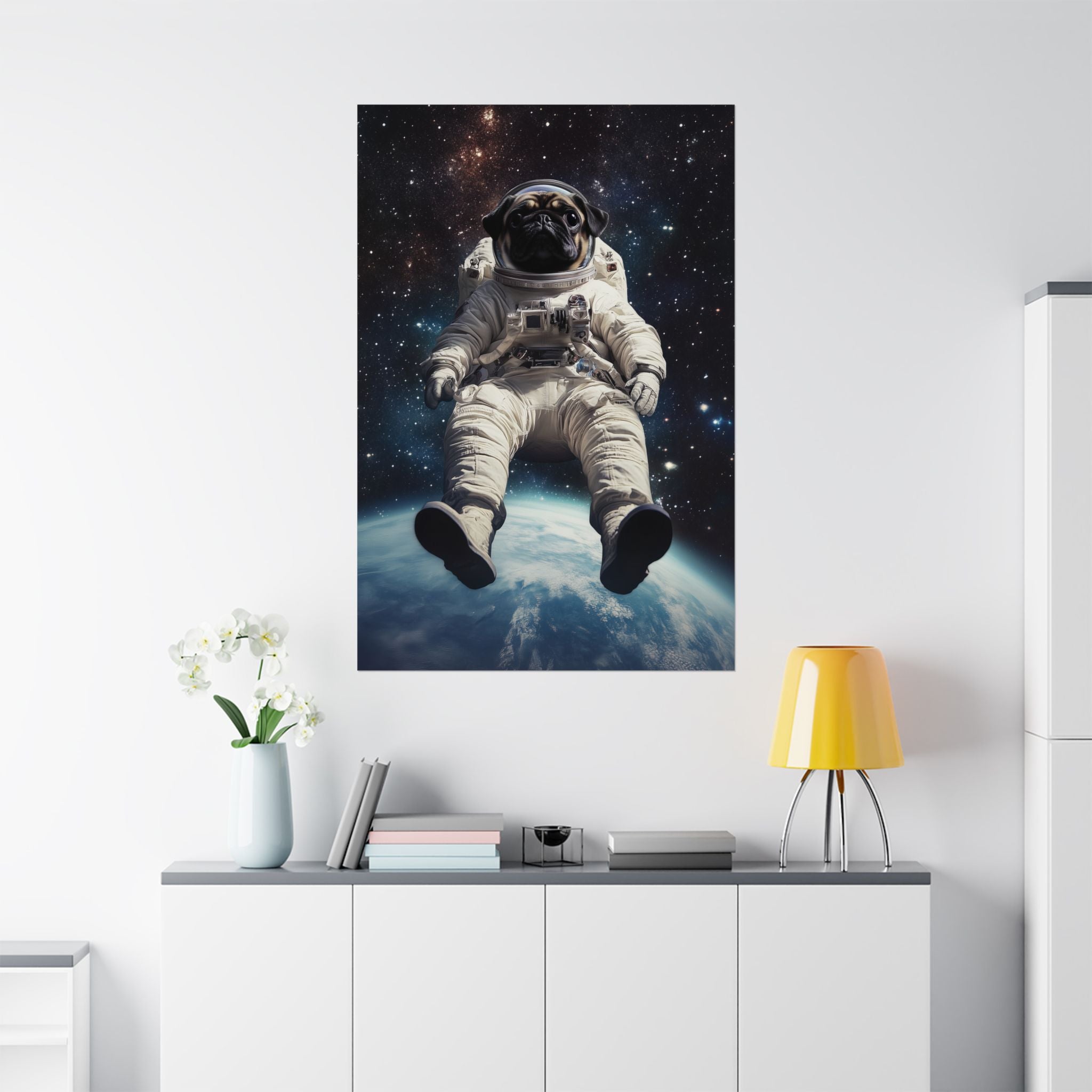 Cosmic Pug Poster