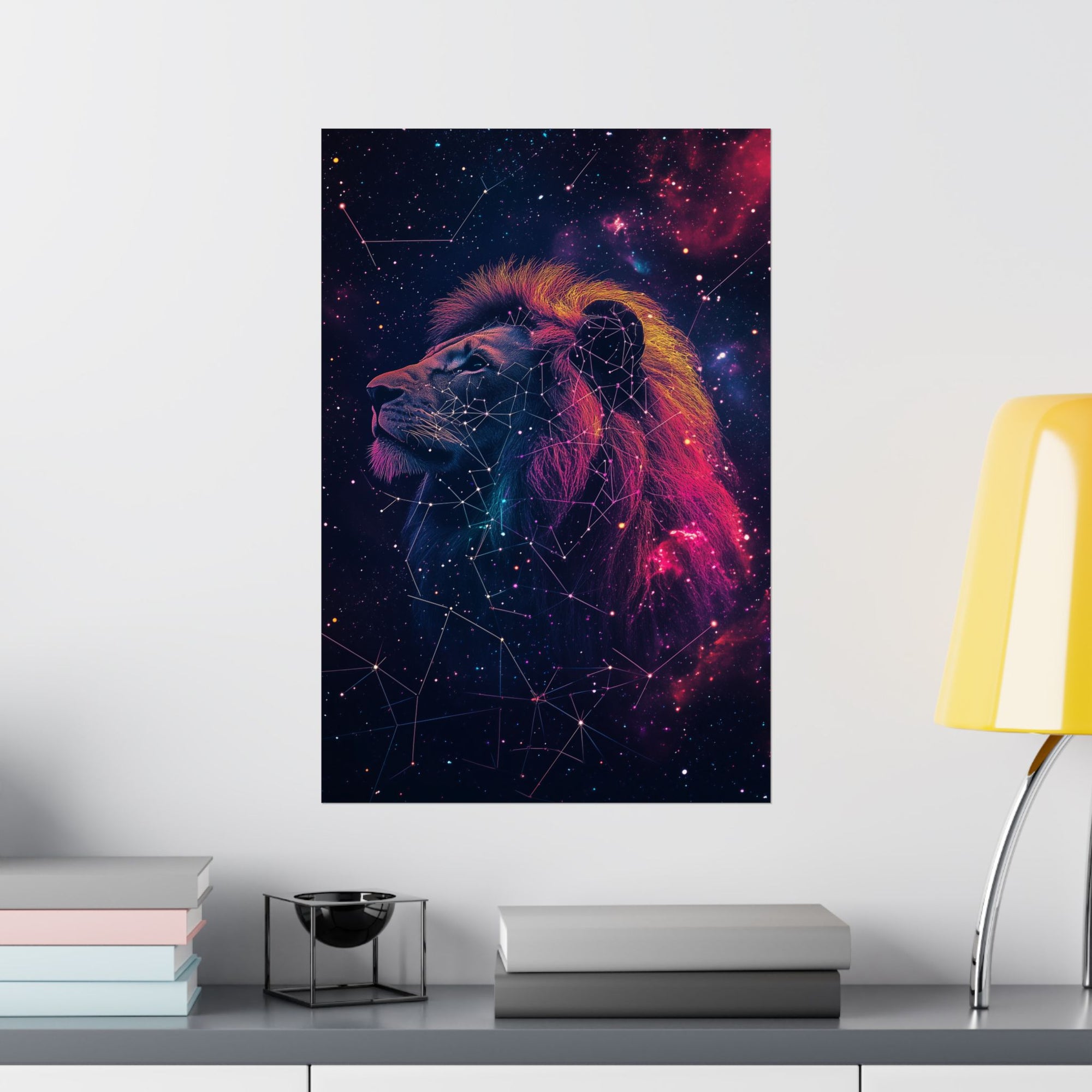 Constellation Lion Poster