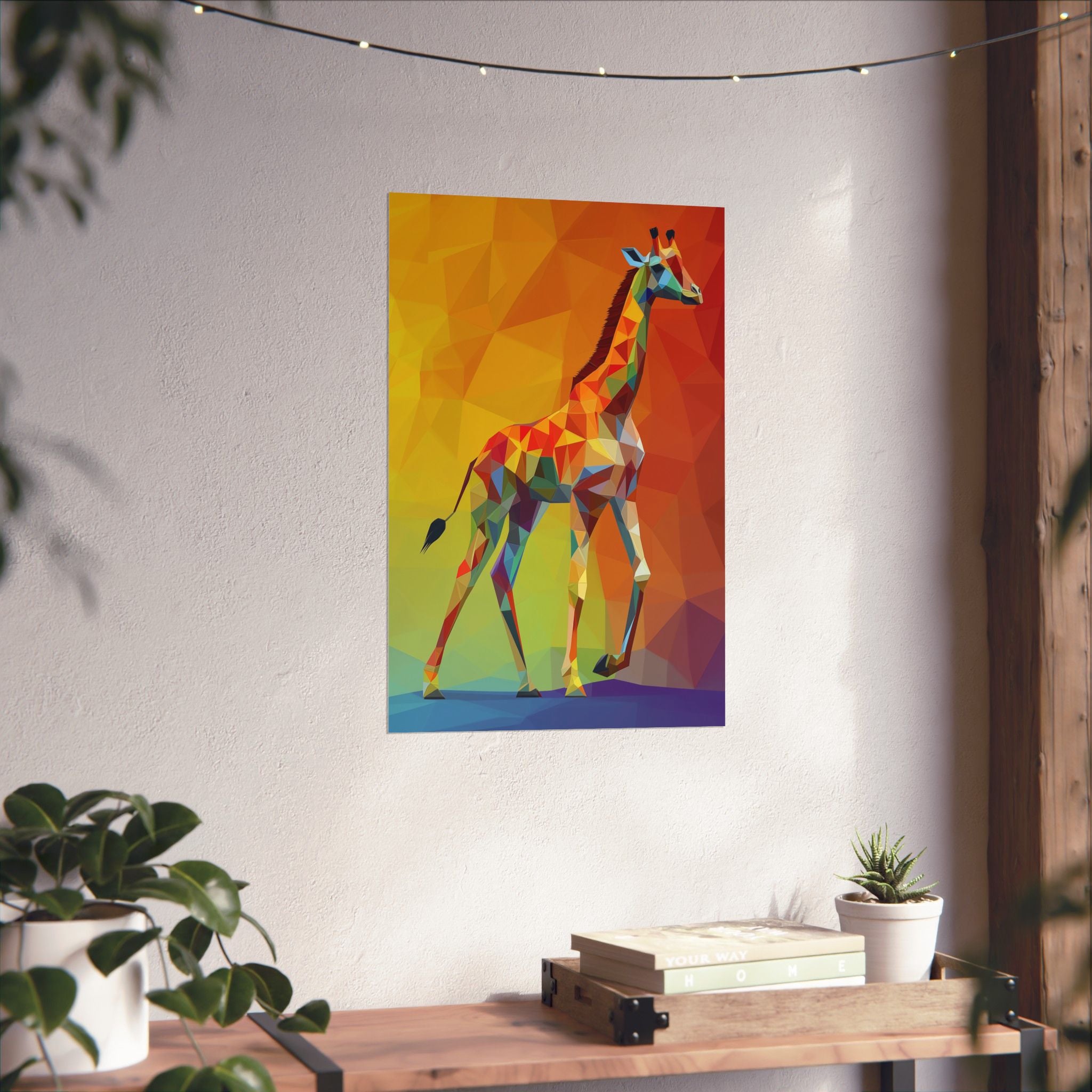 Crystalline Giraffe Poster