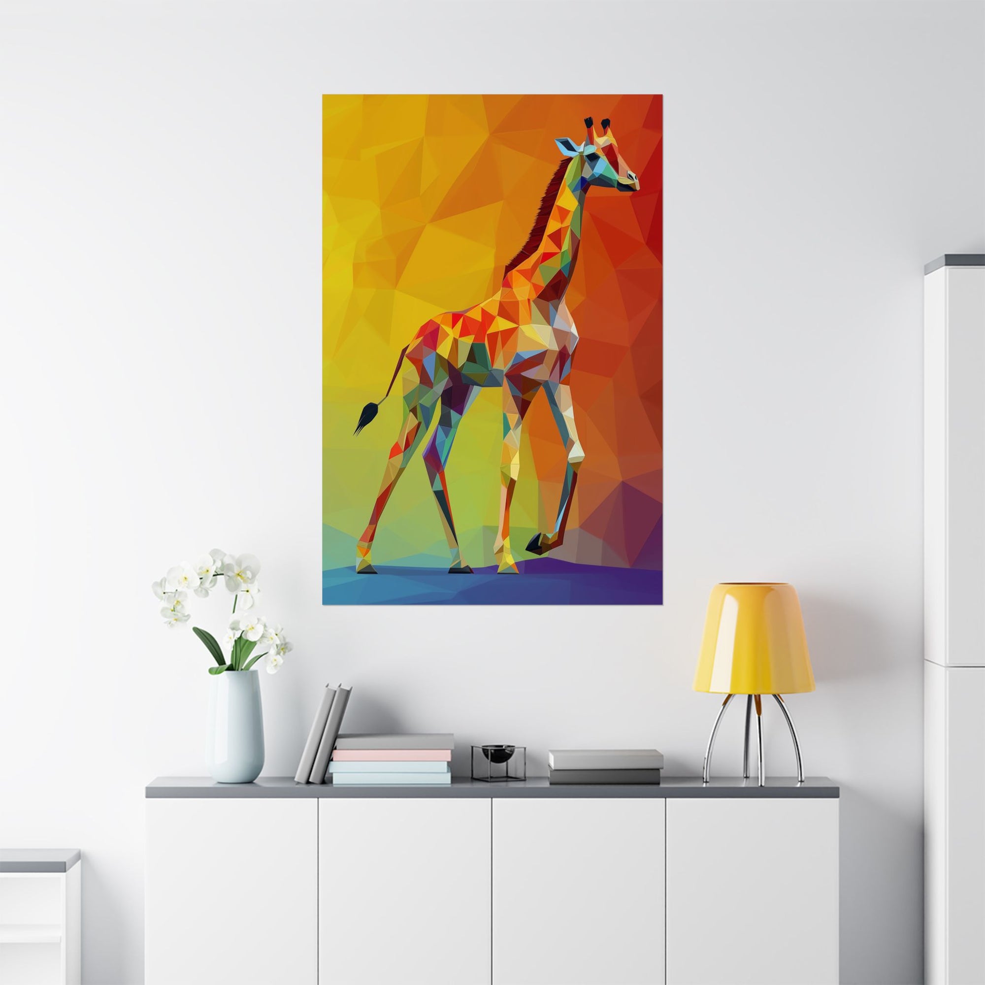 Crystalline Giraffe Poster