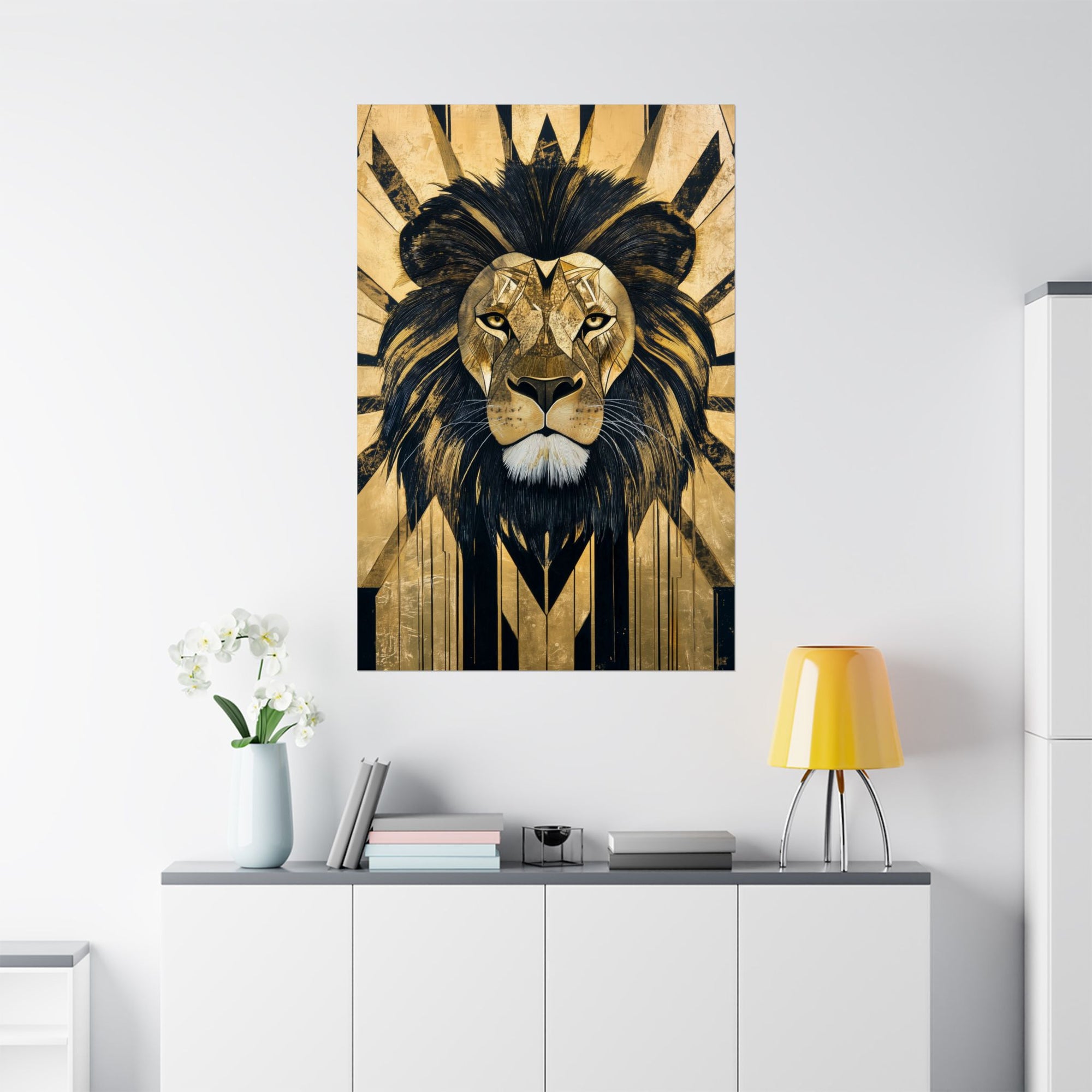 Gilded Lion Poster