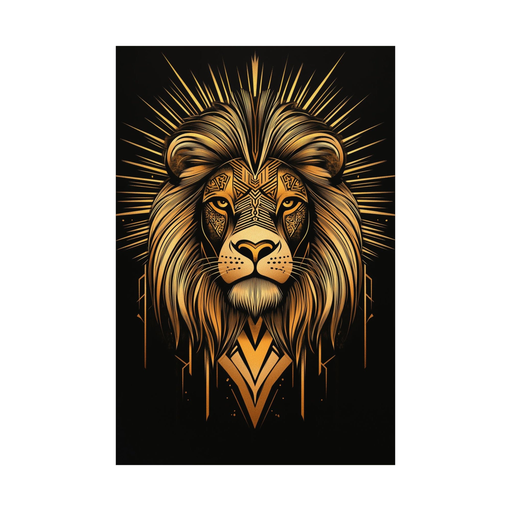 Gilded Lion Poster