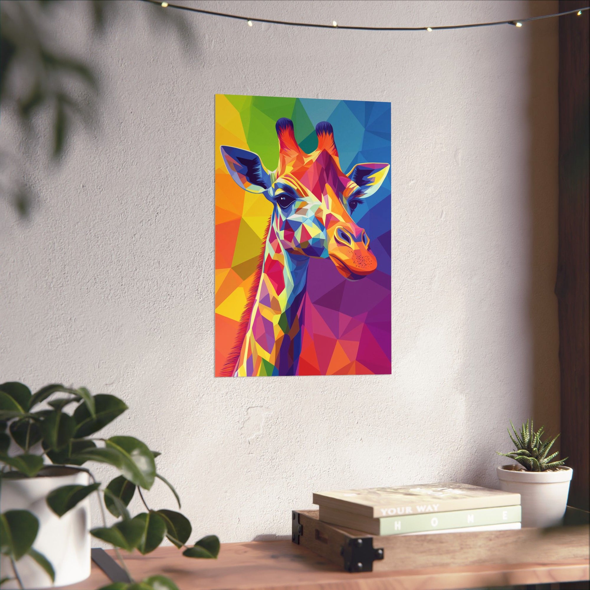 Crystalline Giraffe Poster