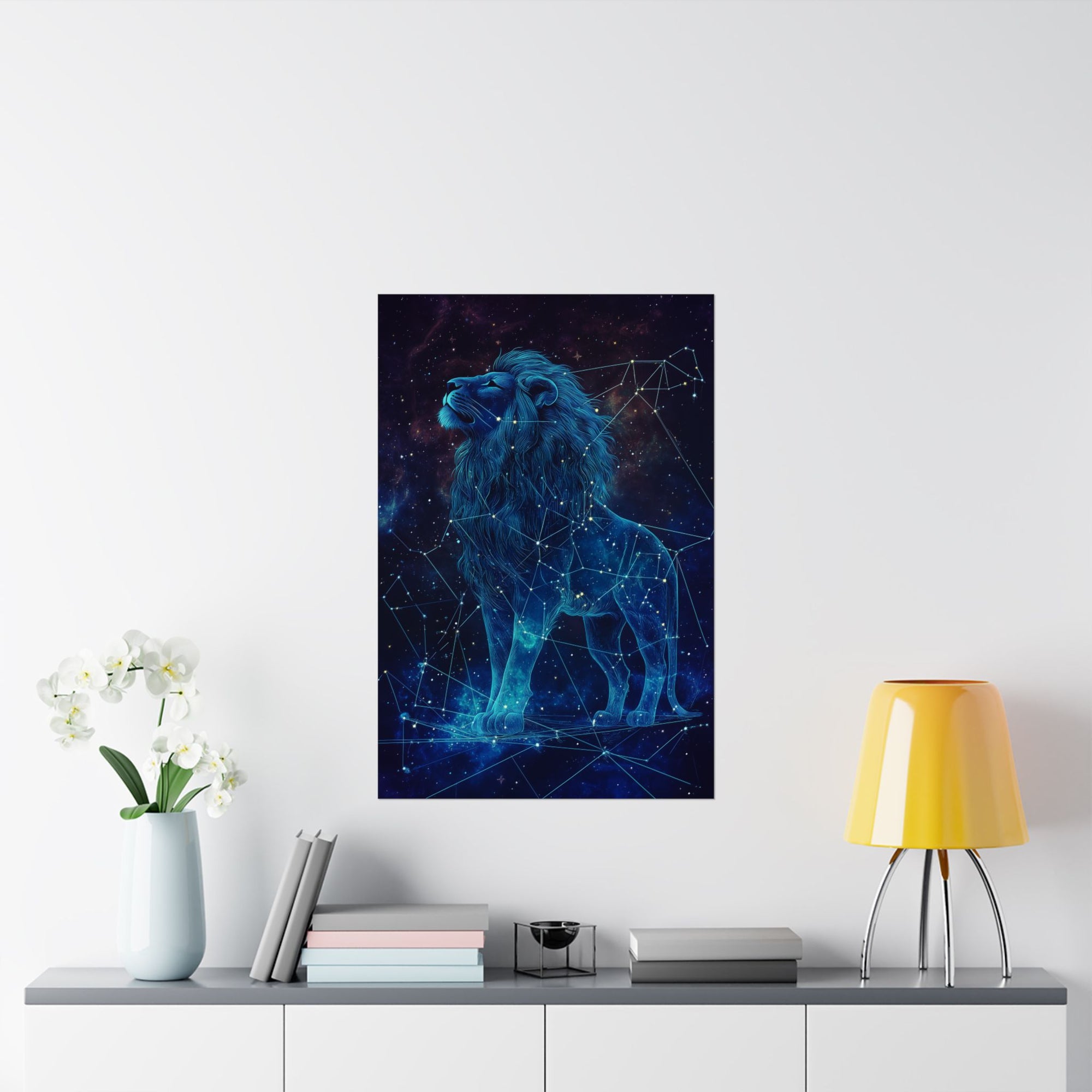 Constellation Lion Poster