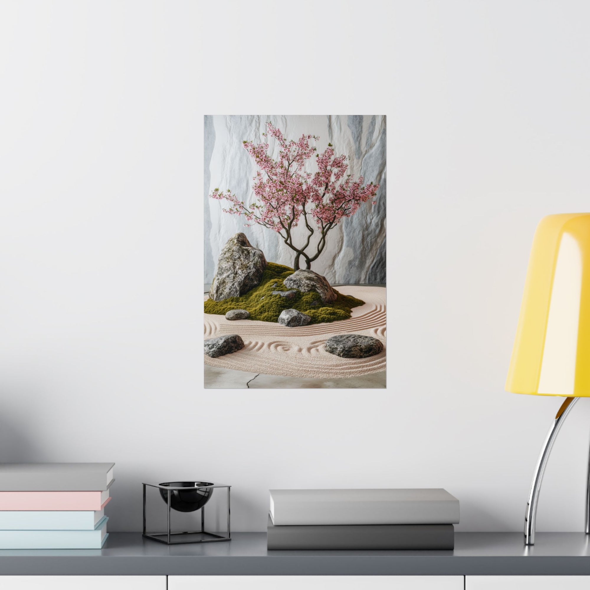 Zen Japanese Garden Poster Wall Art - SynthFrame