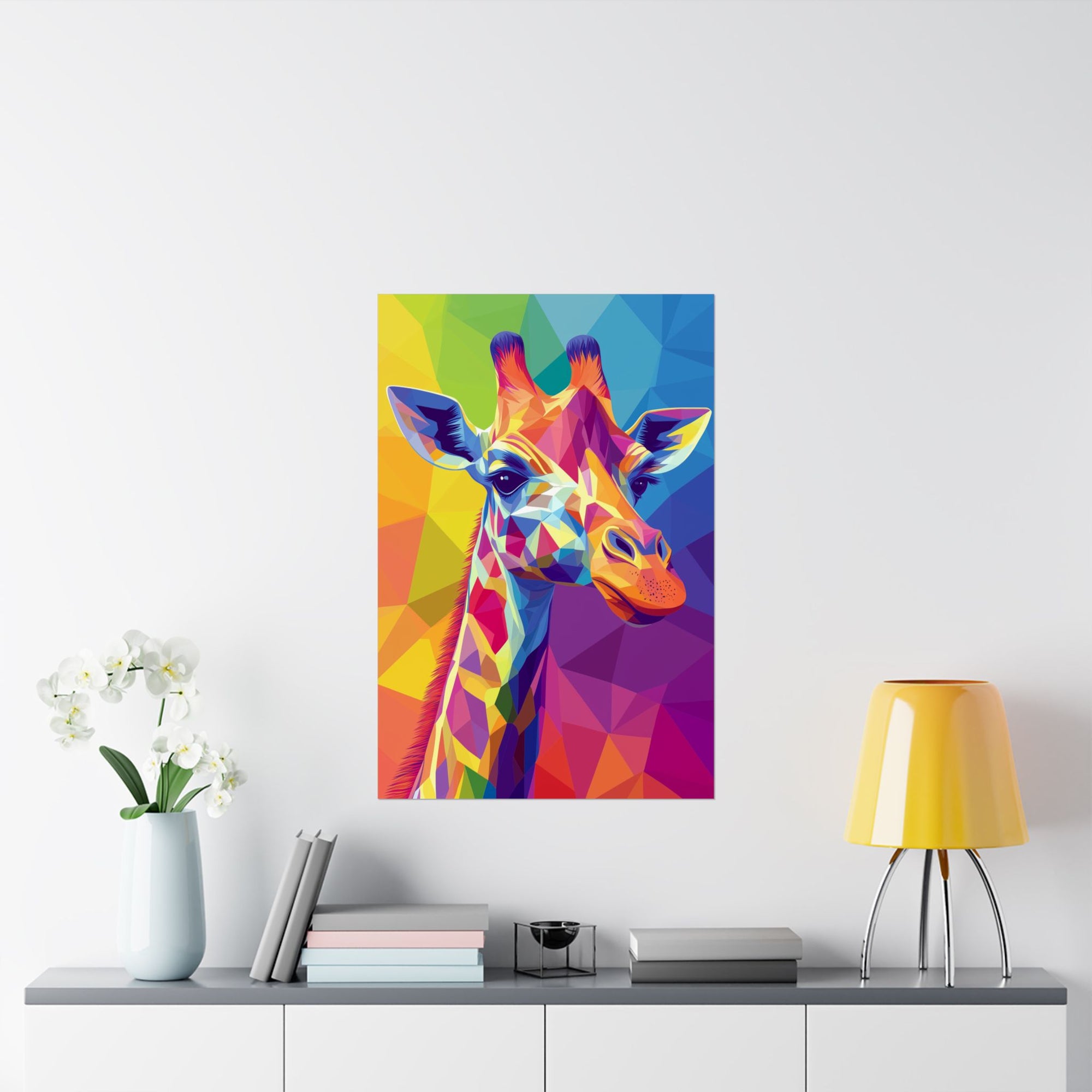 Crystalline Giraffe Poster